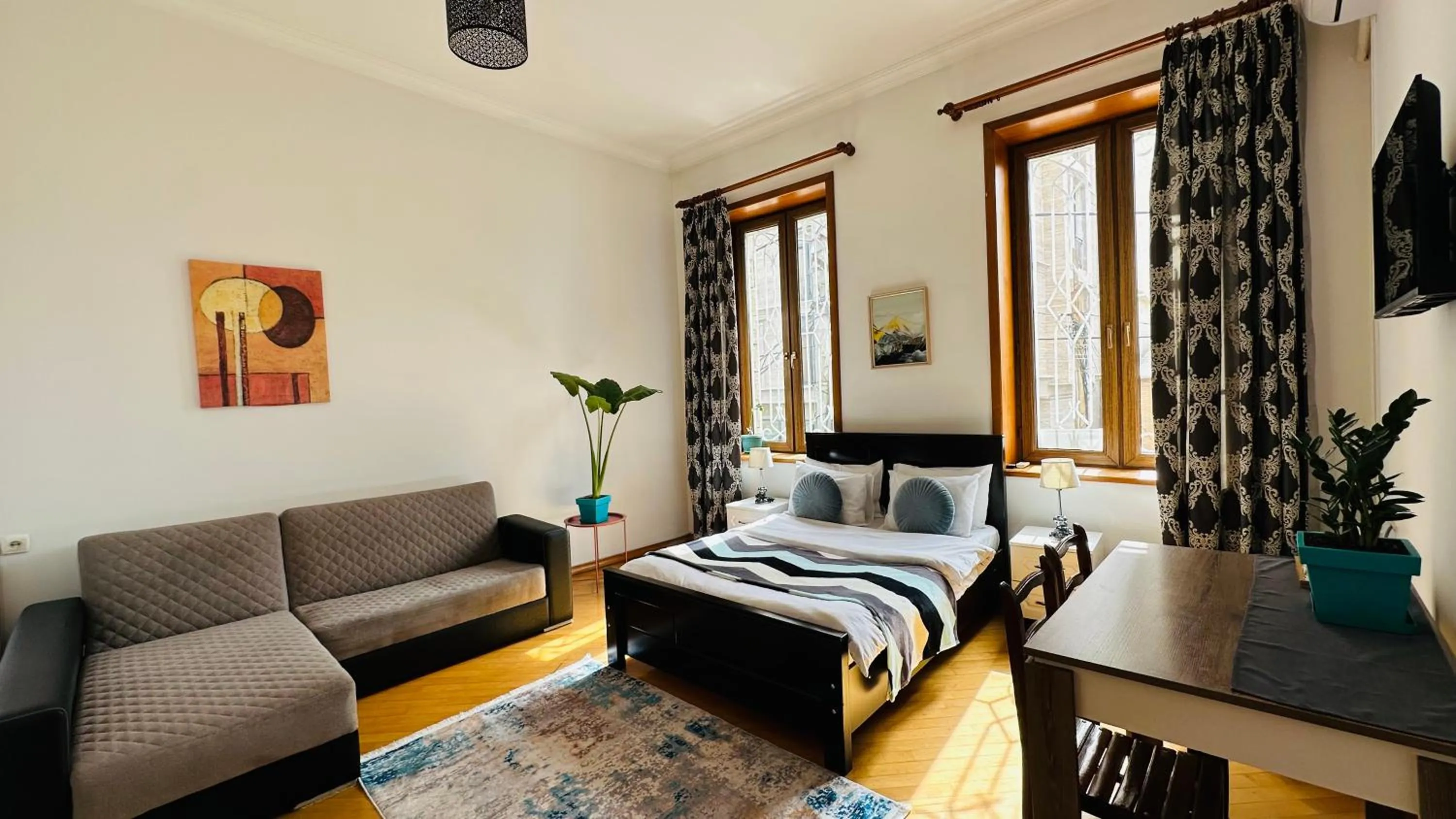 Bed in Hotel Tamar Mepe