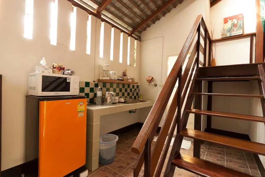 Kitchen or kitchenette in Chiang Mai Summer Resort