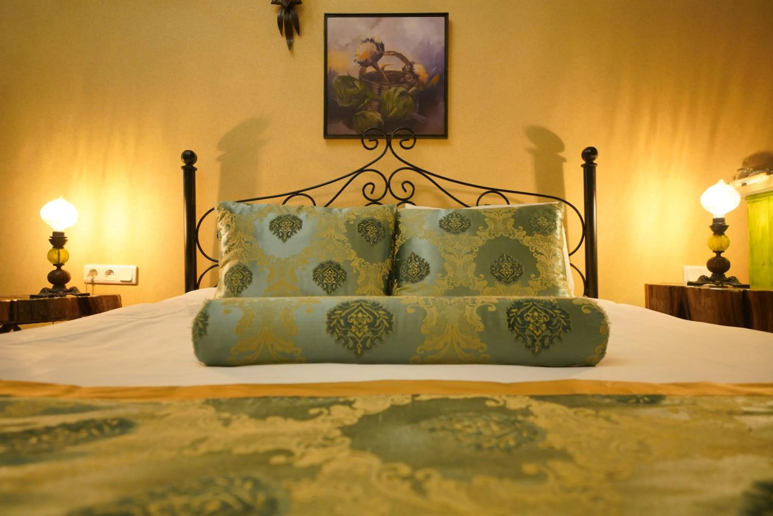 Bed in Mira Cappadocia Hotel