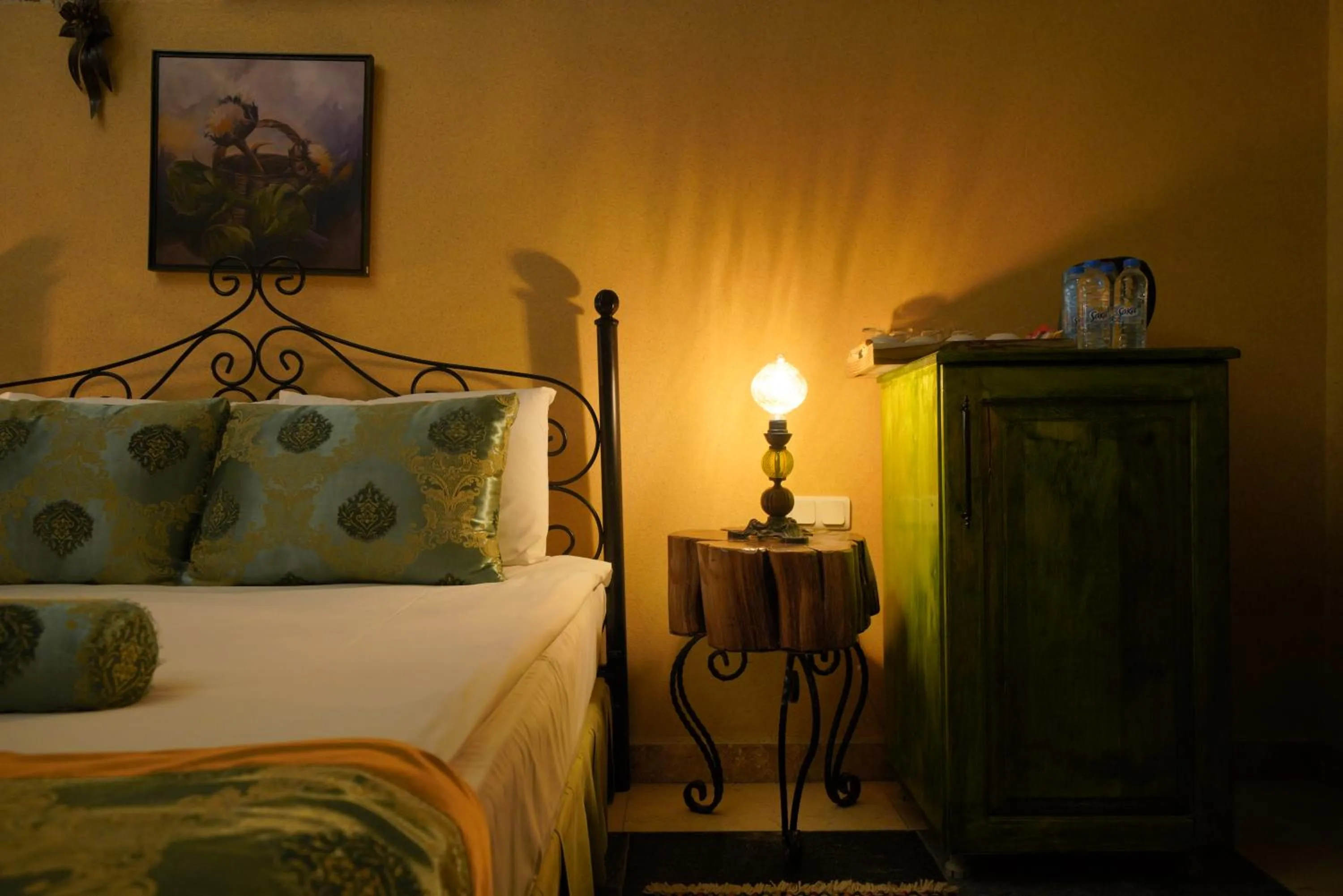 Bed in Mira Cappadocia Hotel