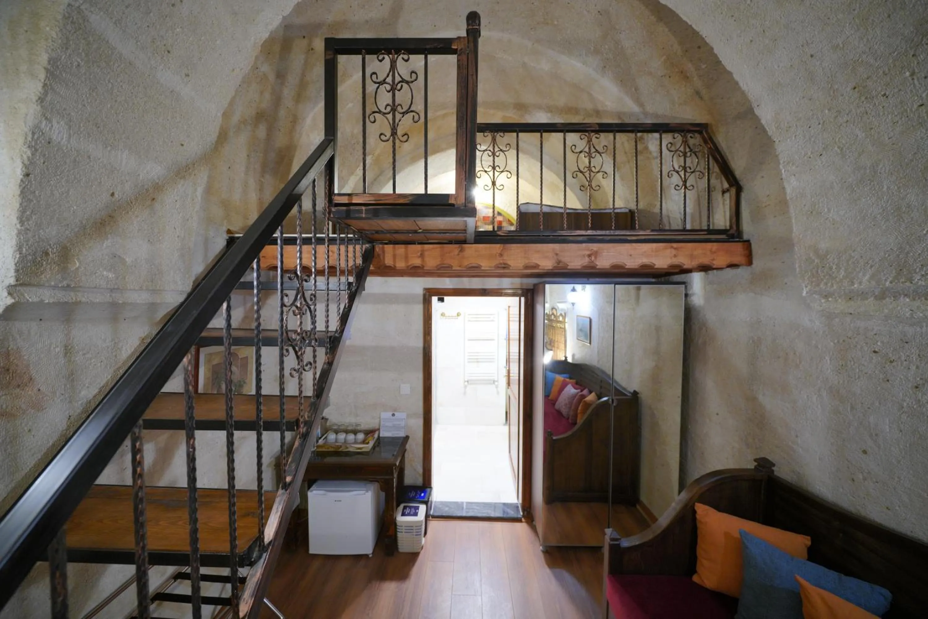 Bed in Mira Cappadocia Hotel