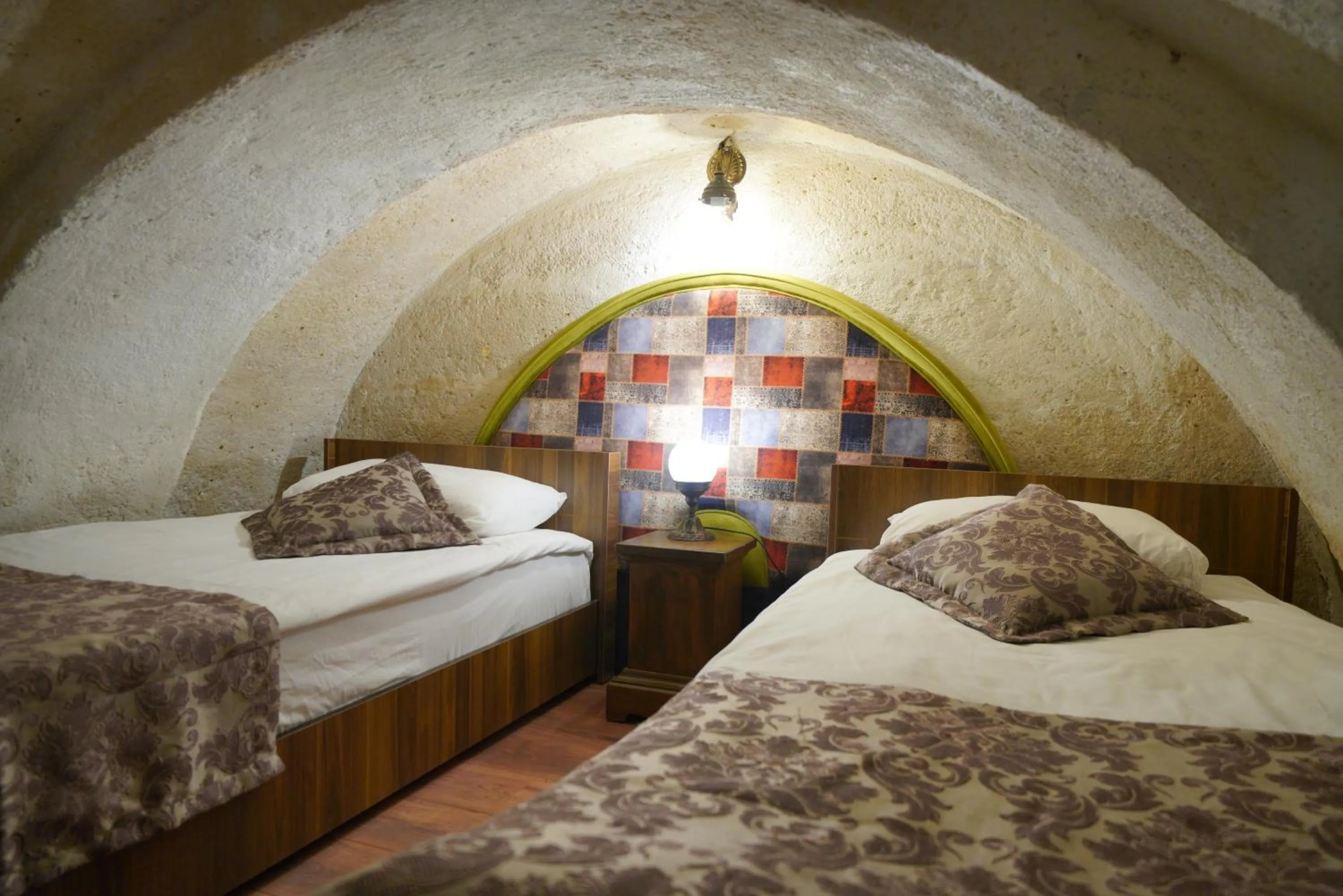 Bed in Mira Cappadocia Hotel