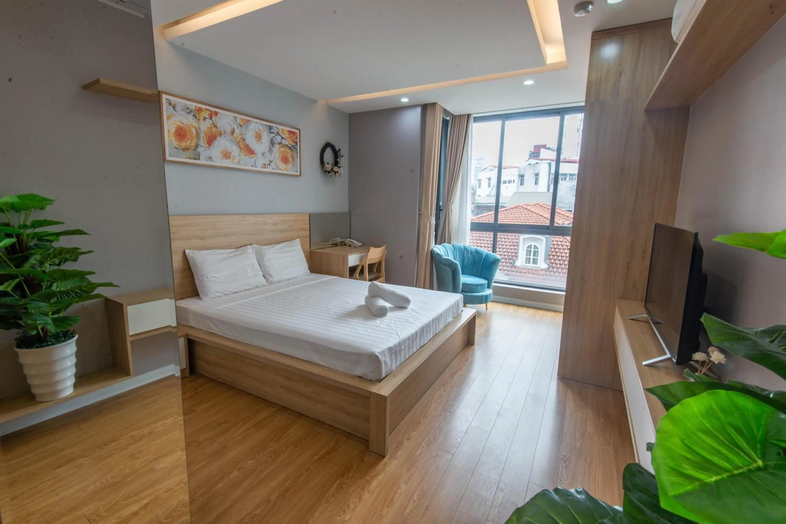 Photo of the whole room, Bed in 22housing Hotel & Residence 81 Linh Lang