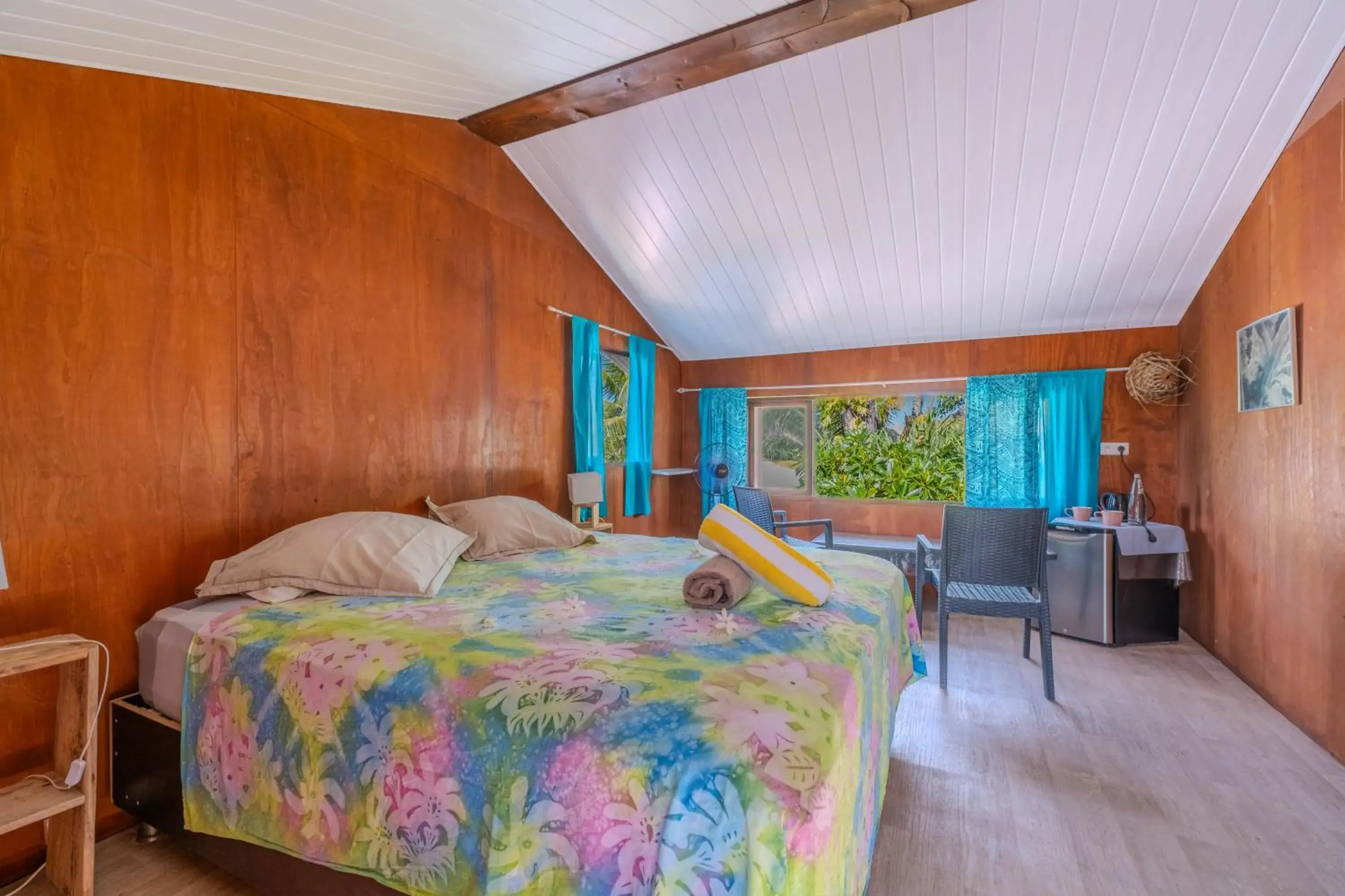 Double Room with Sea View in Matira house Double Room with Sea View in Matira house