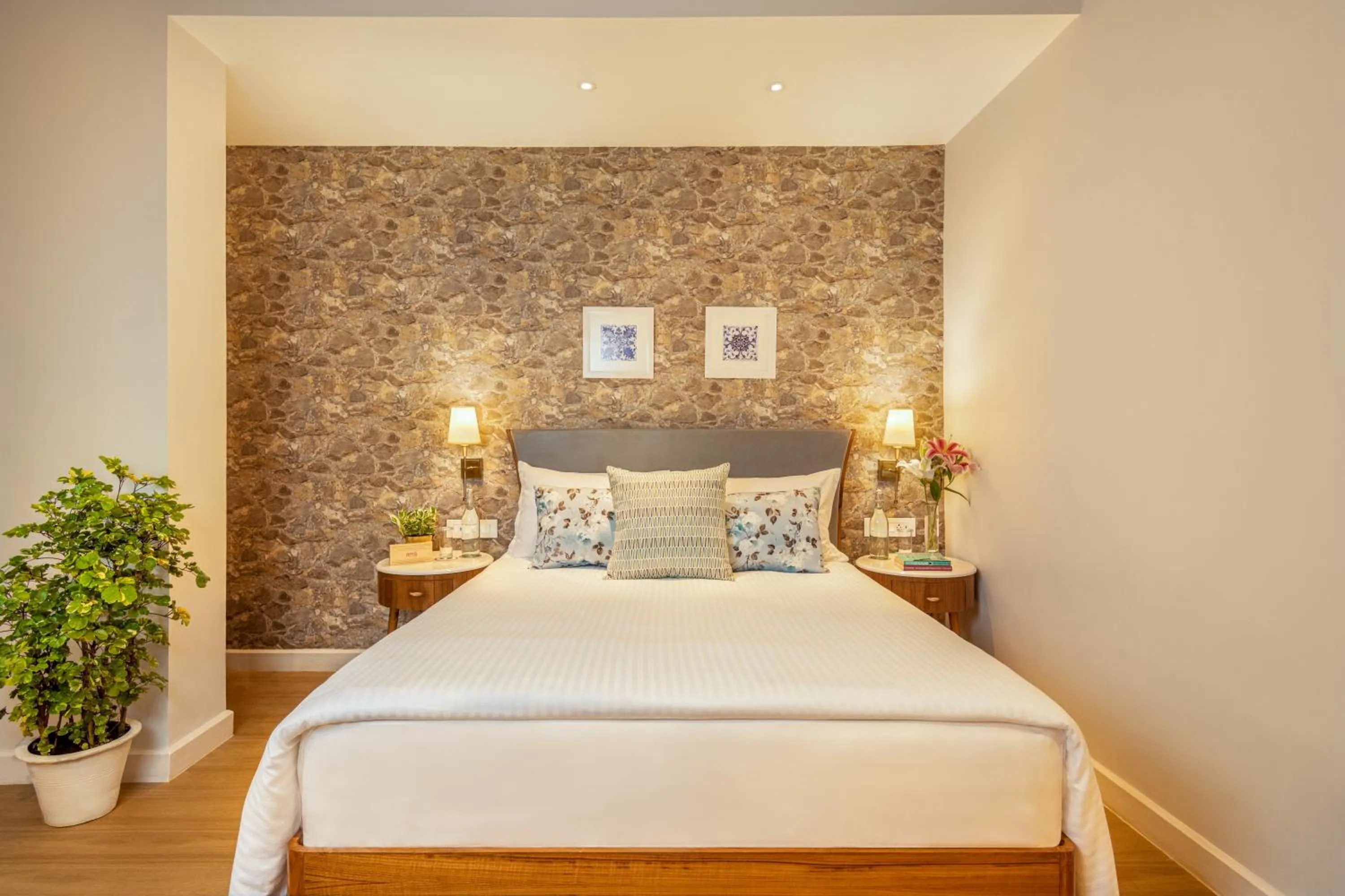 Bedroom, Bed in amã Stays & Trails, Braganza House