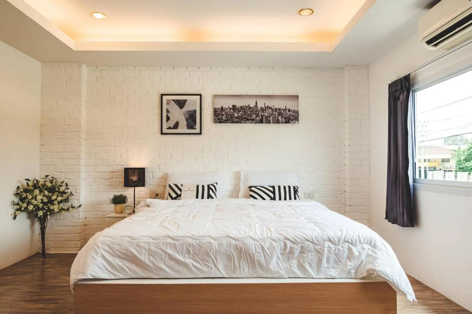 Bed in The Peem Hotel