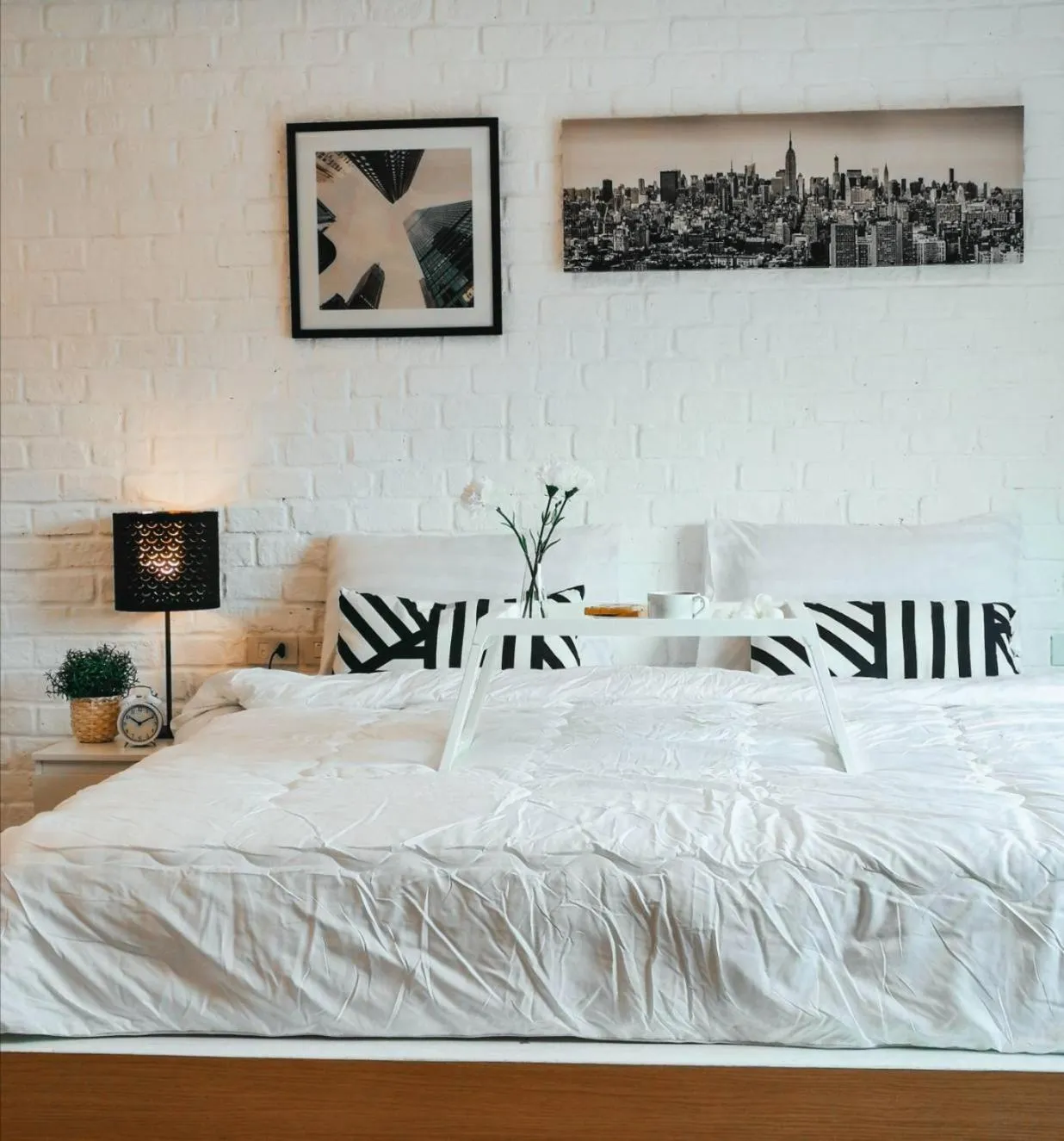 Bed in The Peem Hotel