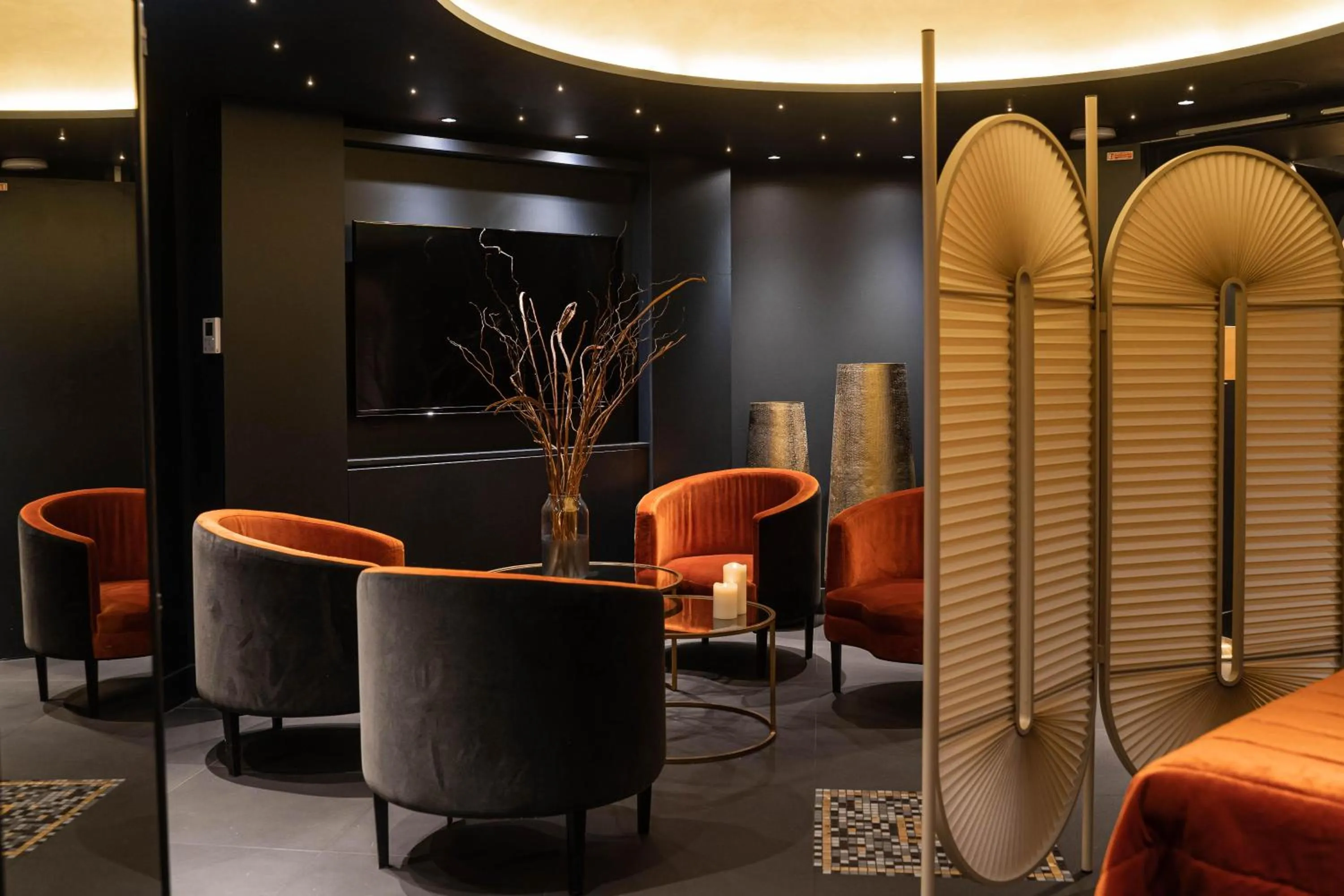 Sauna in Hôtel Bourgogne & Montana