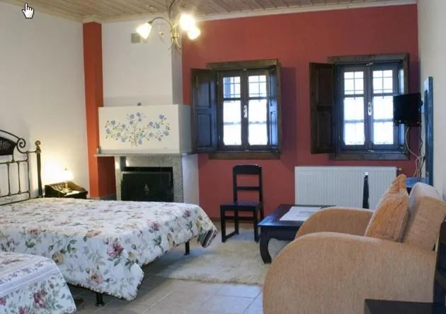 Bed in Hotel Dryades