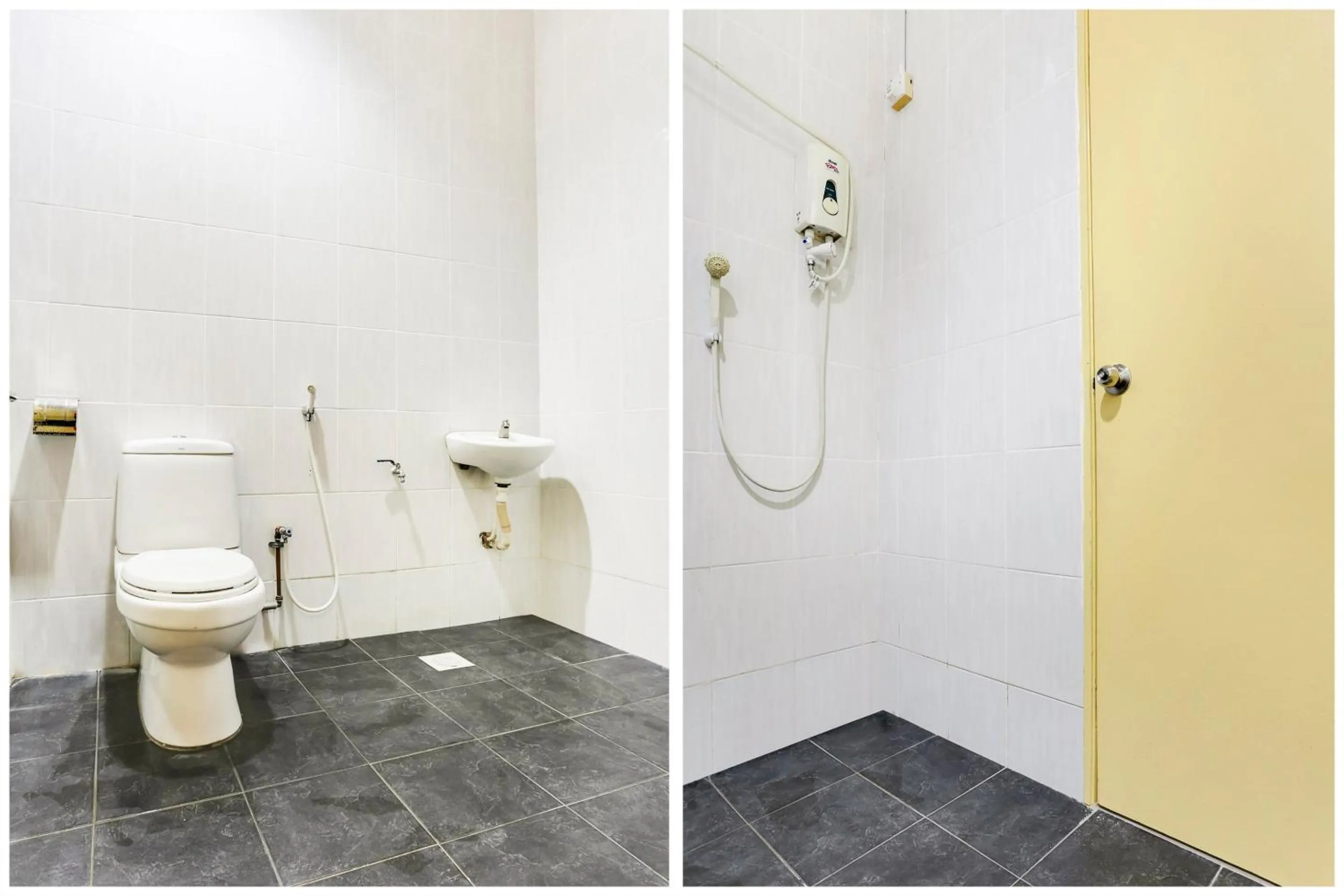 Bathroom in OYO 89615 T Family Hotel