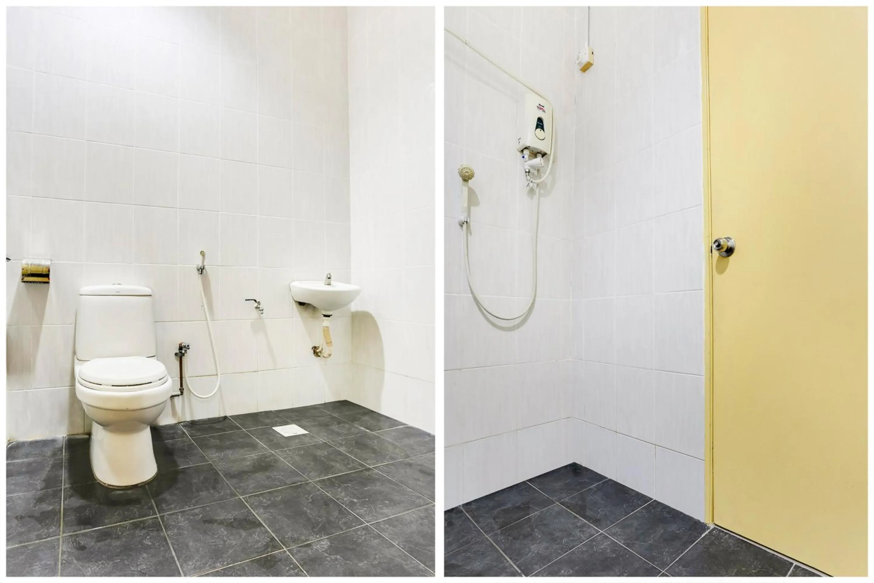 Bathroom in OYO 89615 T Family Hotel