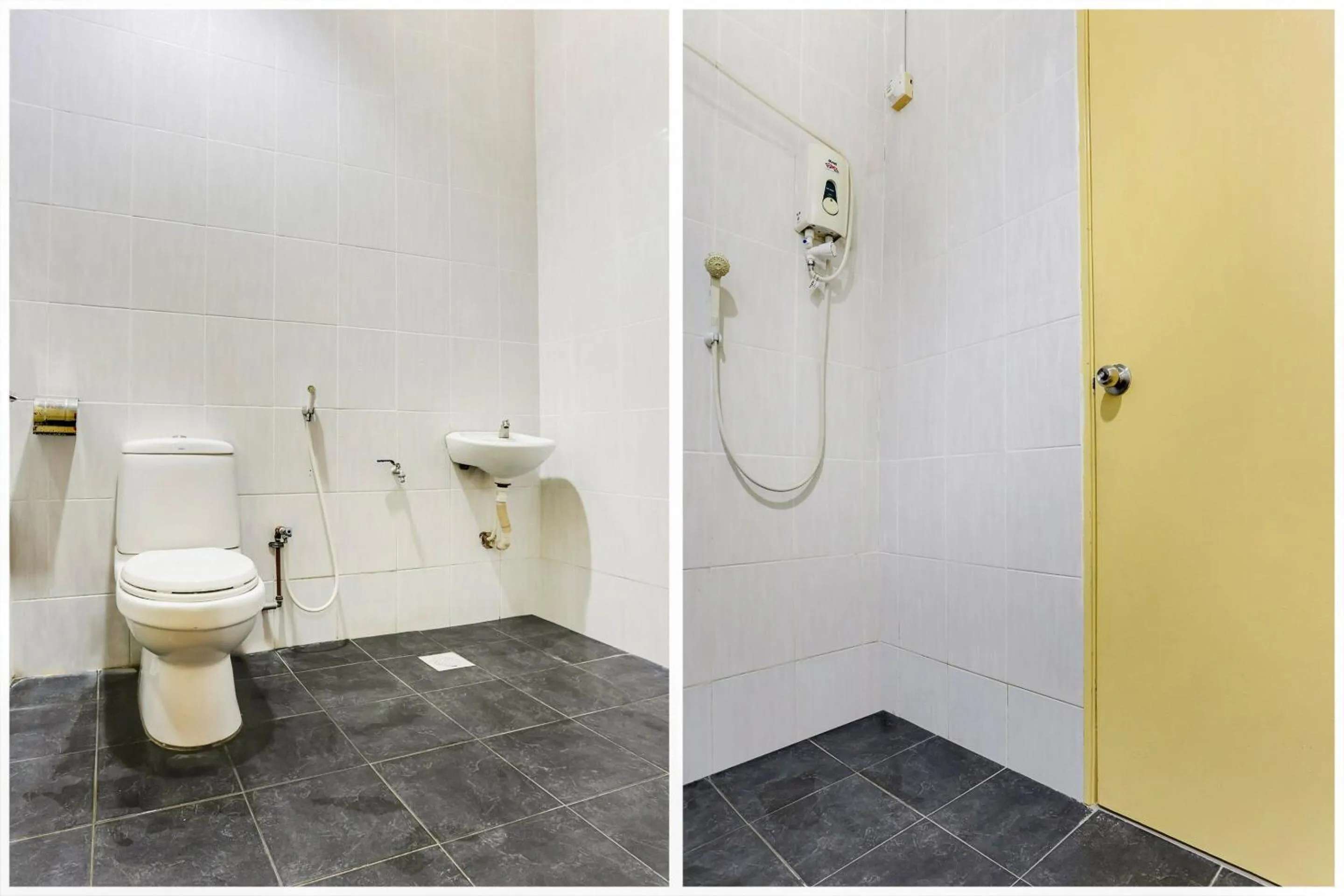 Bathroom in OYO 89615 T Family Hotel