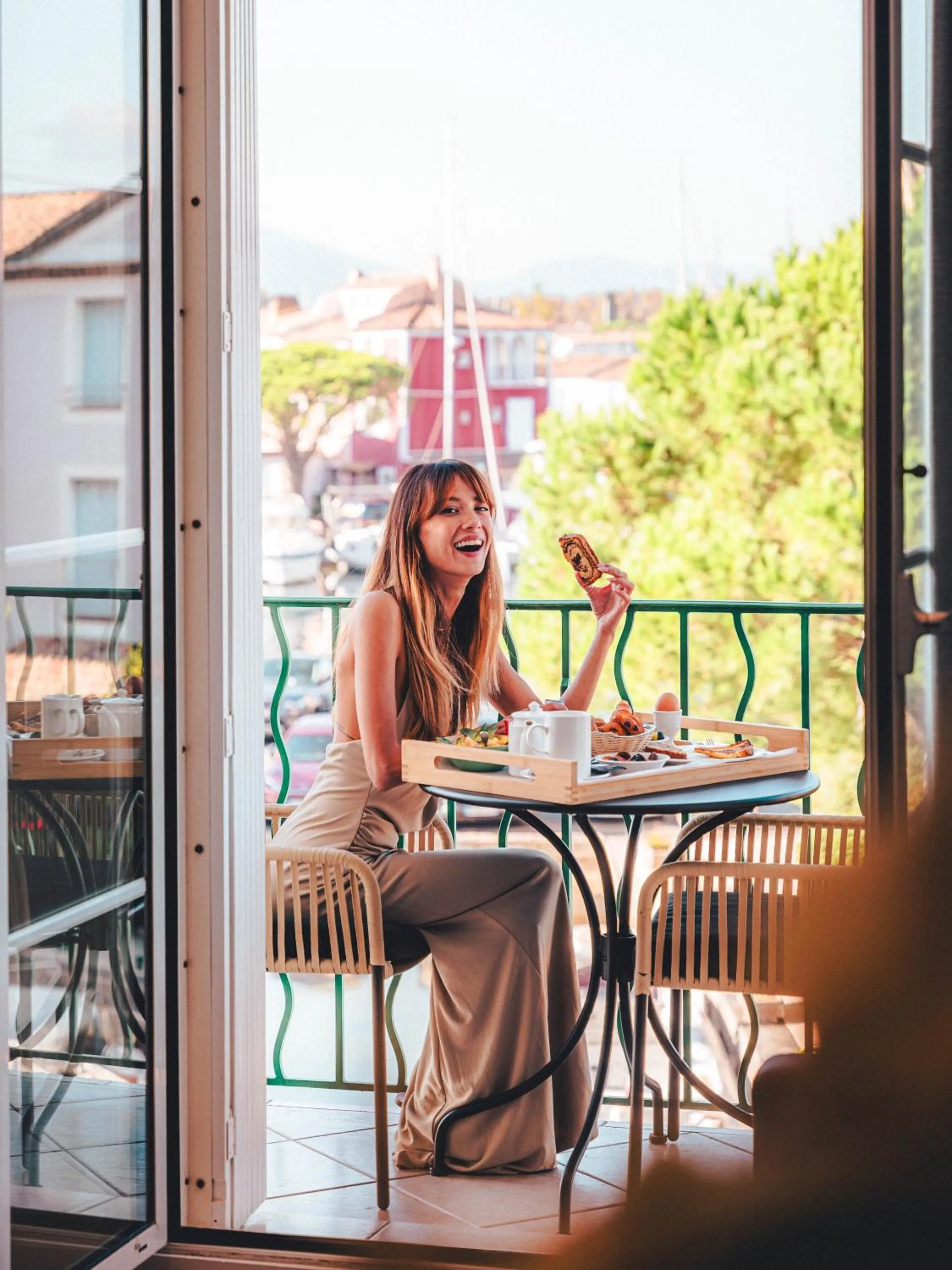 Balcony/Terrace in Le Suffren Hôtel
