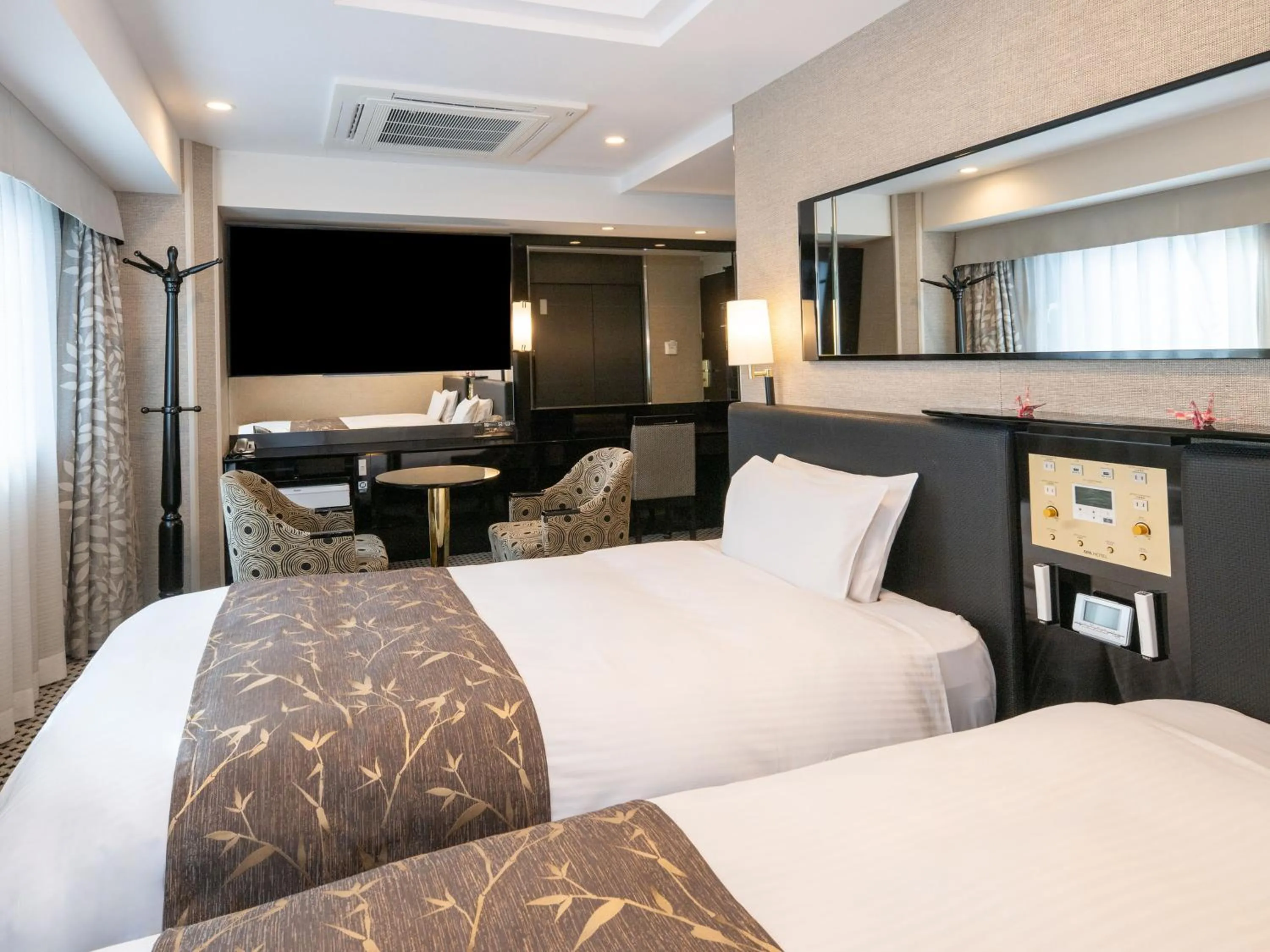 Photo of the whole room, Bed in APA Hotel Ningyocho Ekihigashi