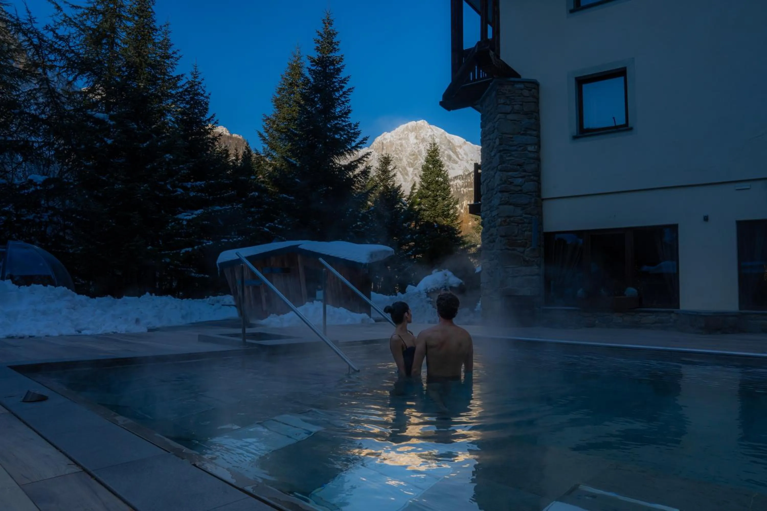 Spa and wellness centre/facilities in QC Hotel Monte Bianco