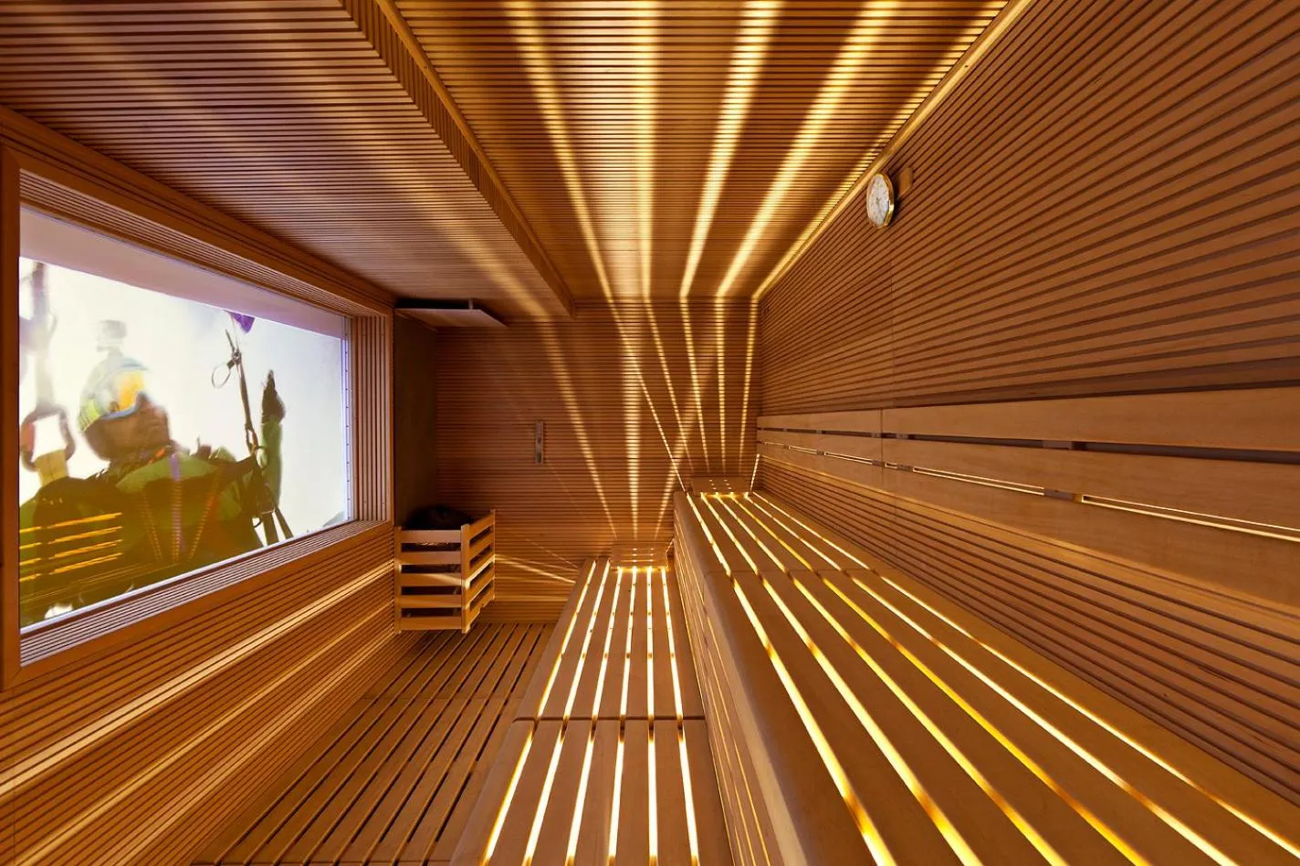 Sauna in QC Hotel Monte Bianco