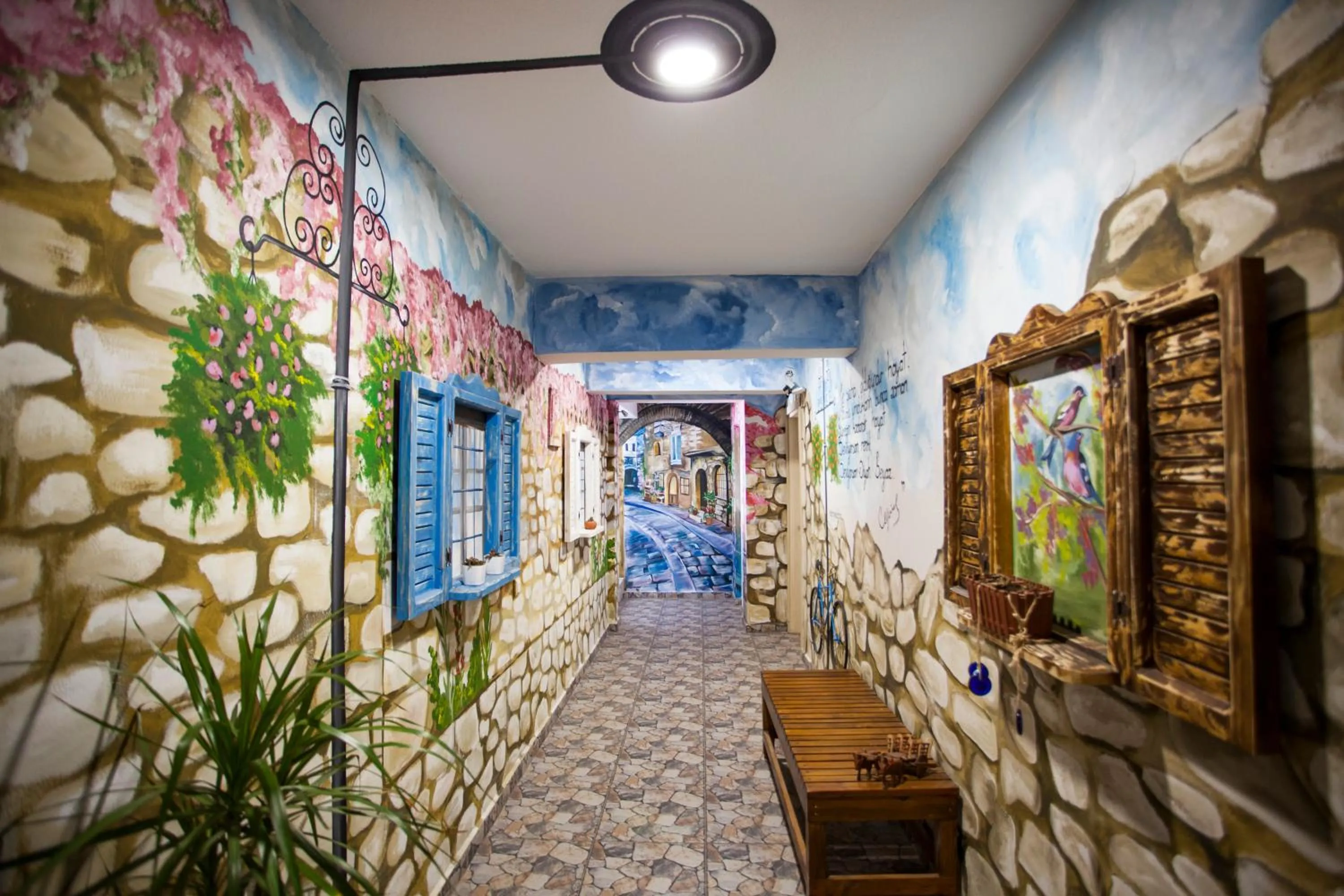 Decorative detail in Zephyros City Otel