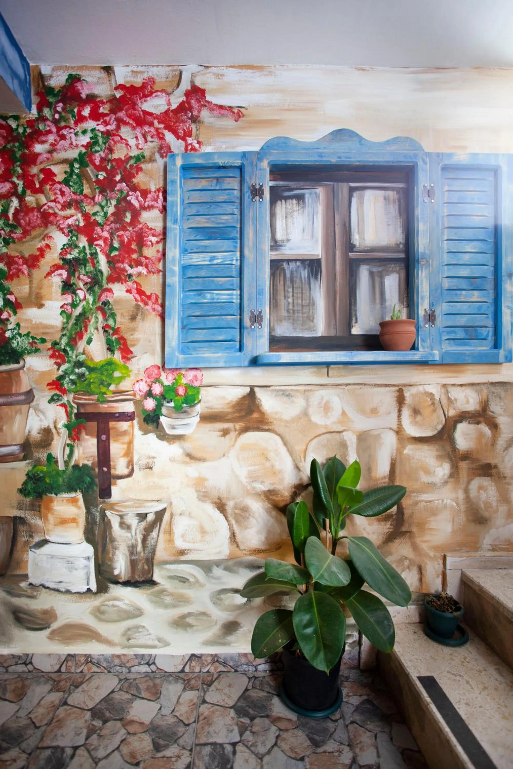 Decorative detail in Zephyros City Otel