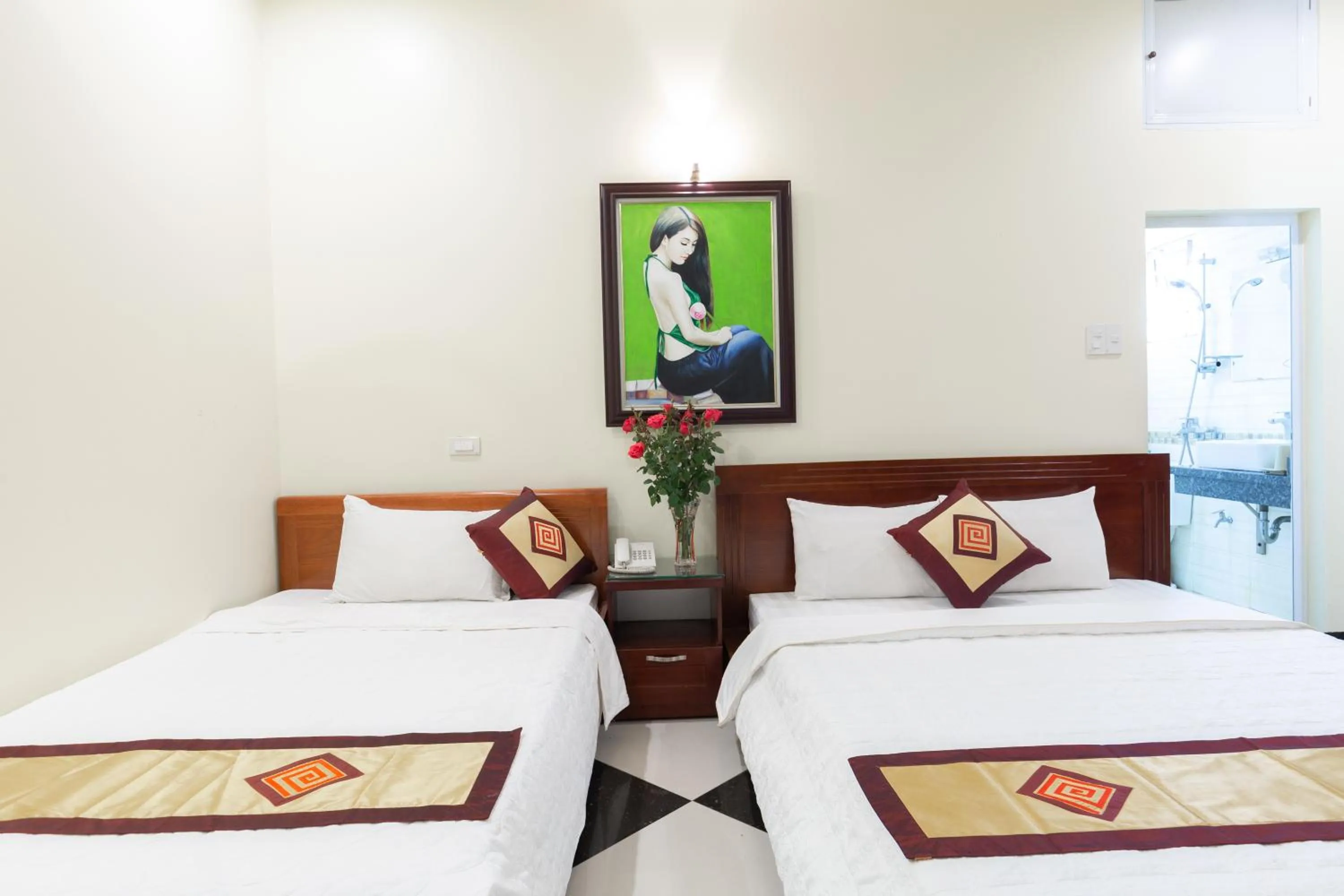 Bed in Titanic 2 Hotel