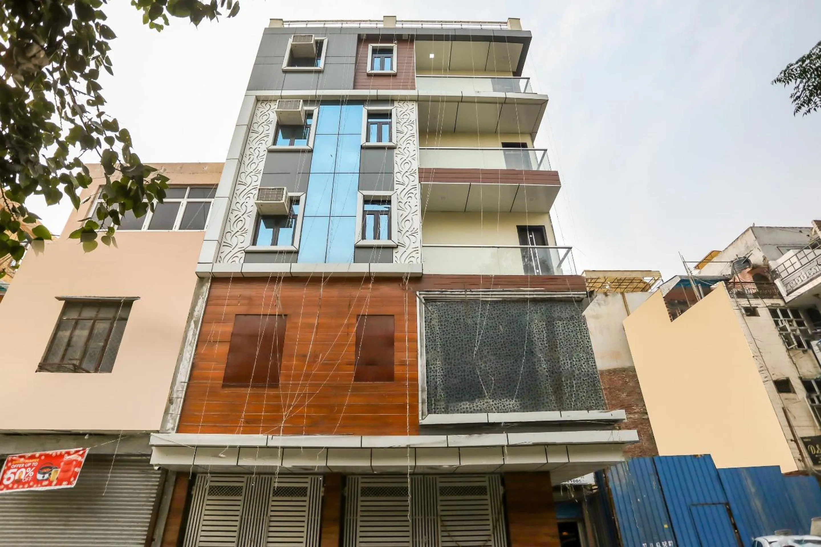 Facade/entrance in Hotel O Anshun Residency Near Mk Cinemas Rohini