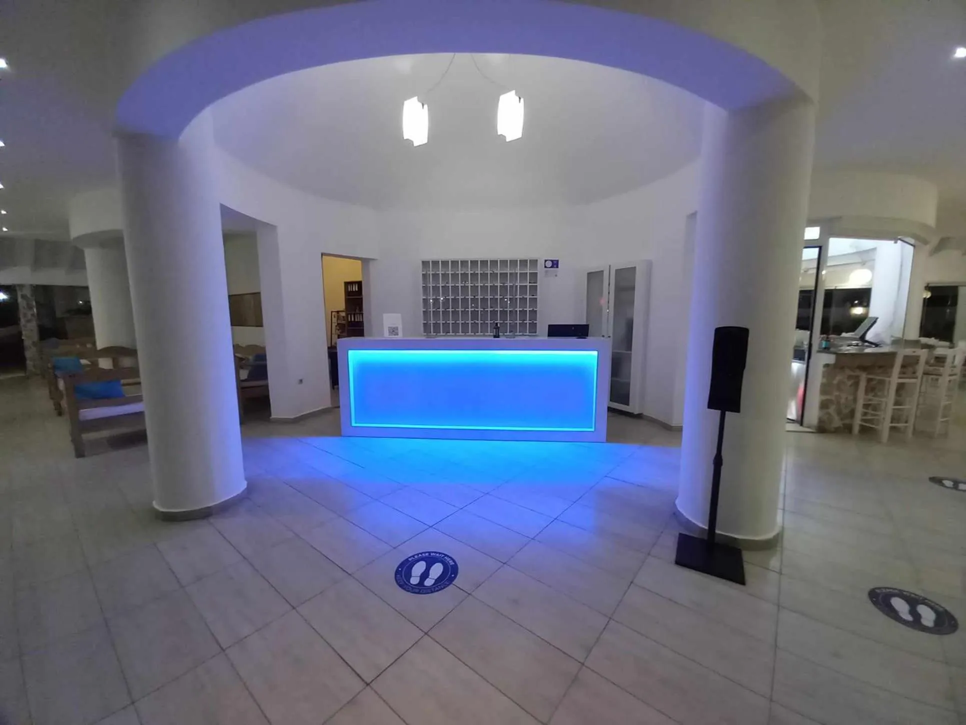 Lobby or reception in Aegean Blu Hotel & Apartments