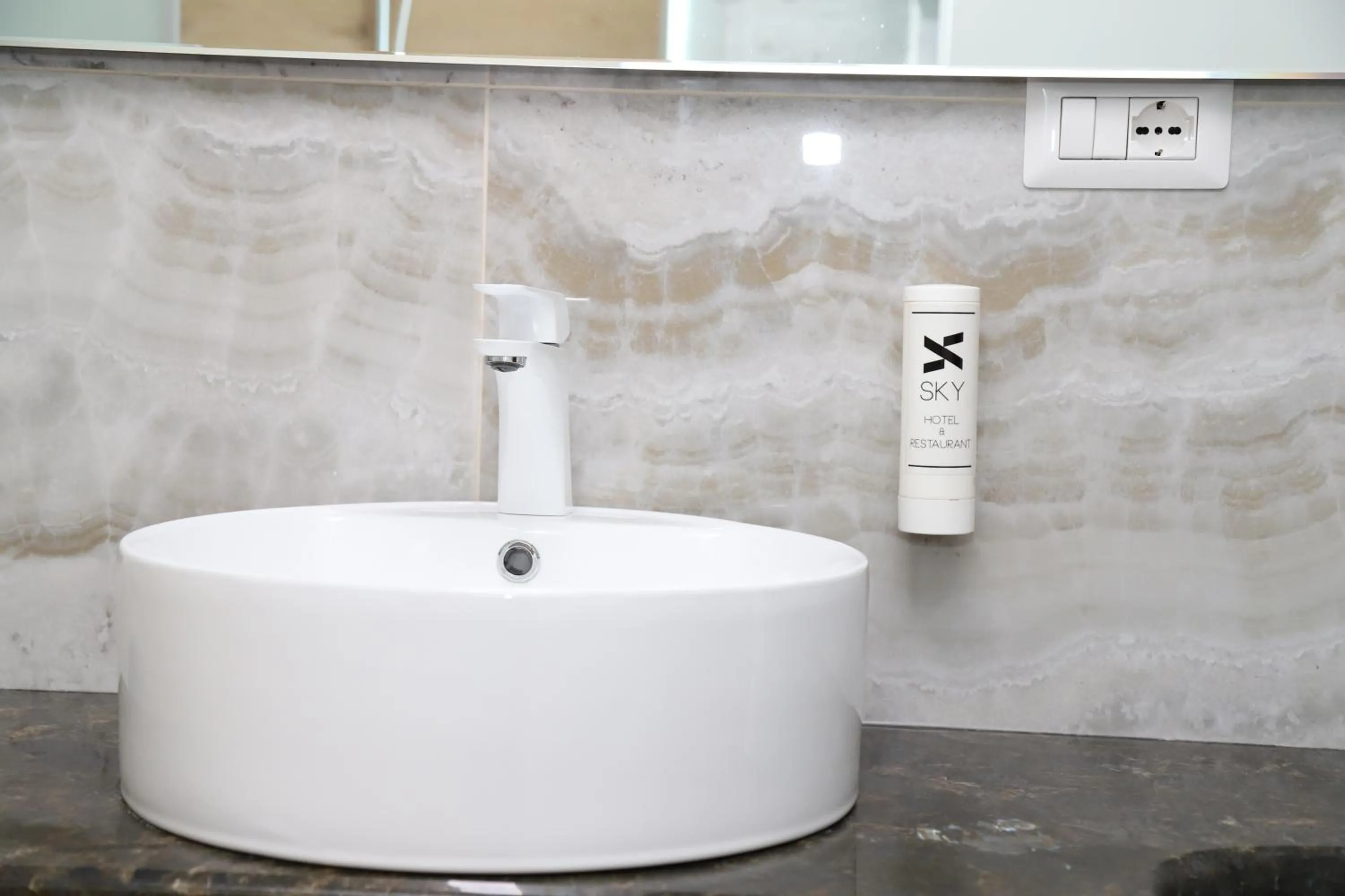 Bathroom in Sky Hotel
