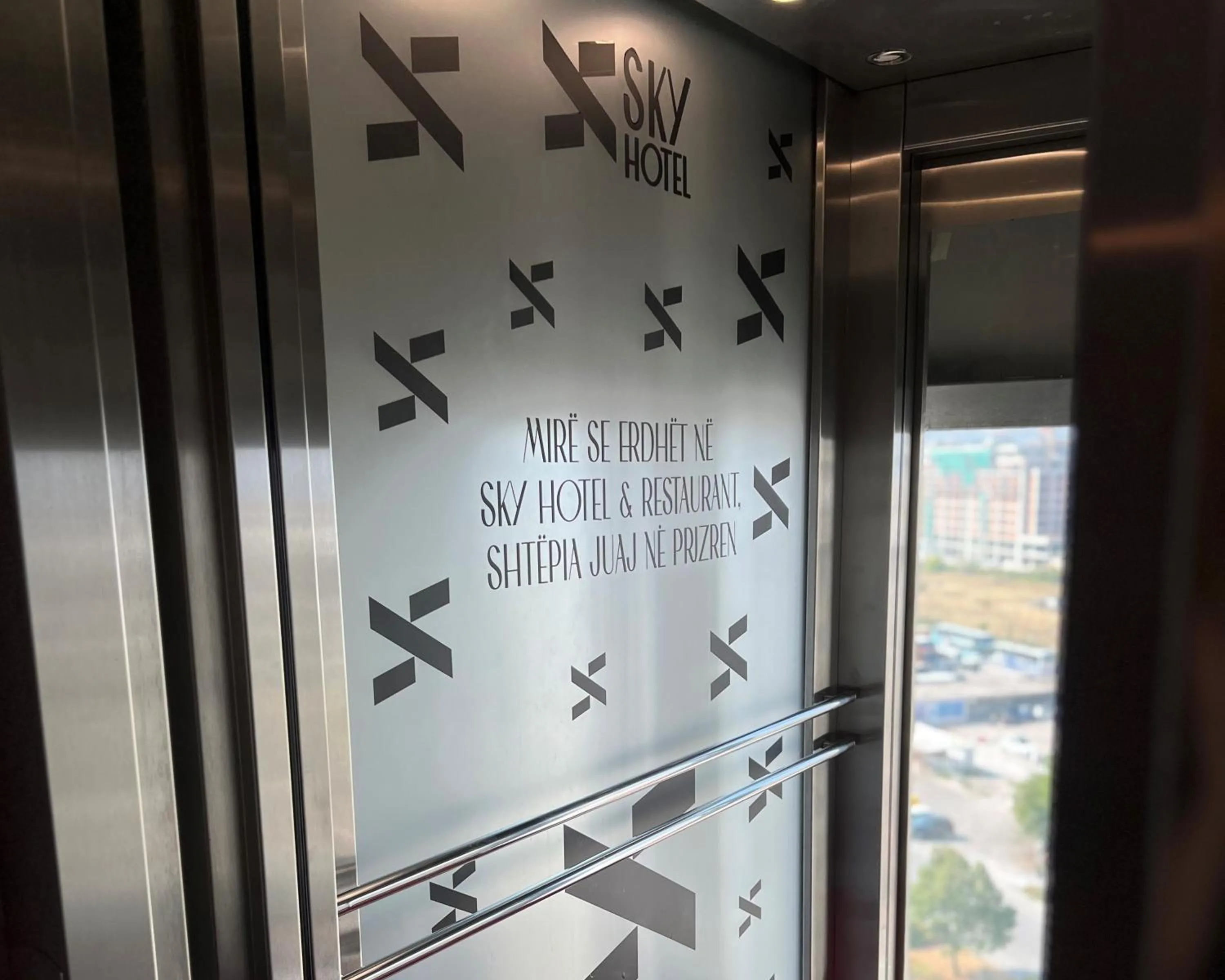 elevator in Sky Hotel