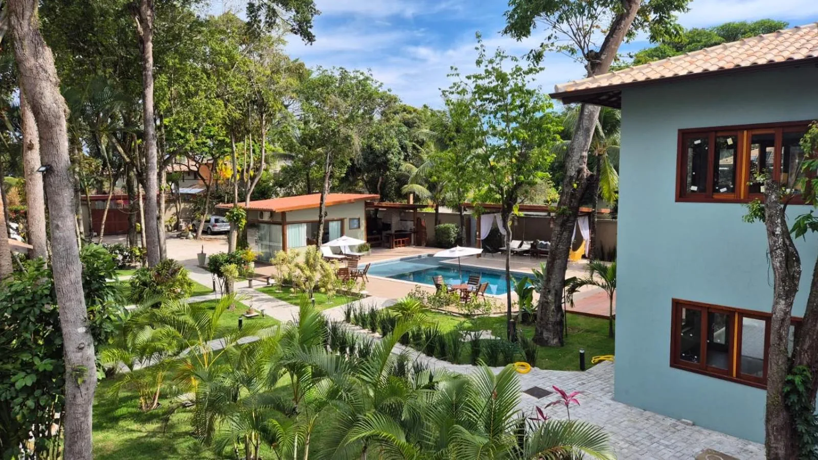 Garden view in Residencial Maria Pitanga