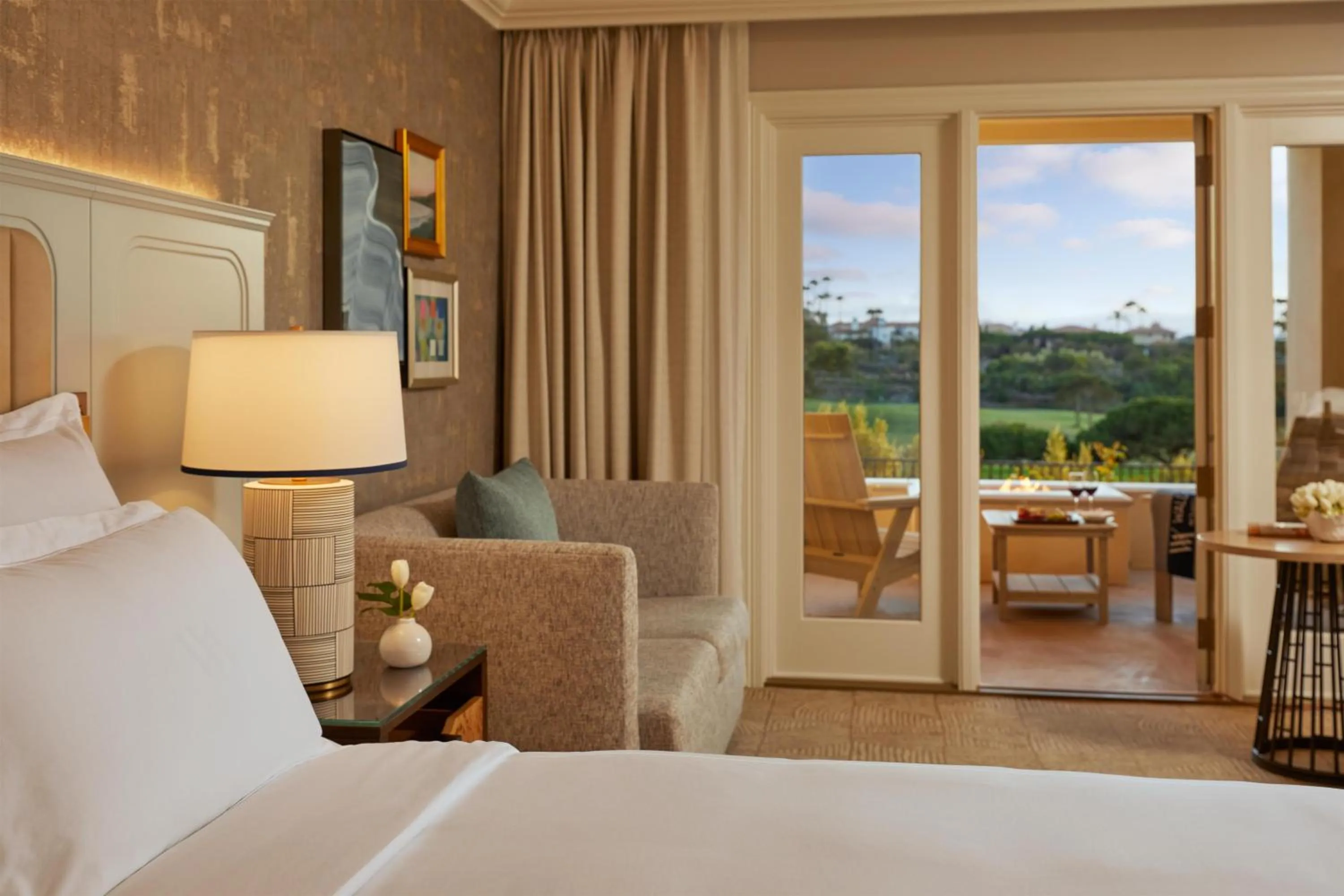 View (from property/room), Bed in Waldorf Astoria Monarch Beach Resort & Club