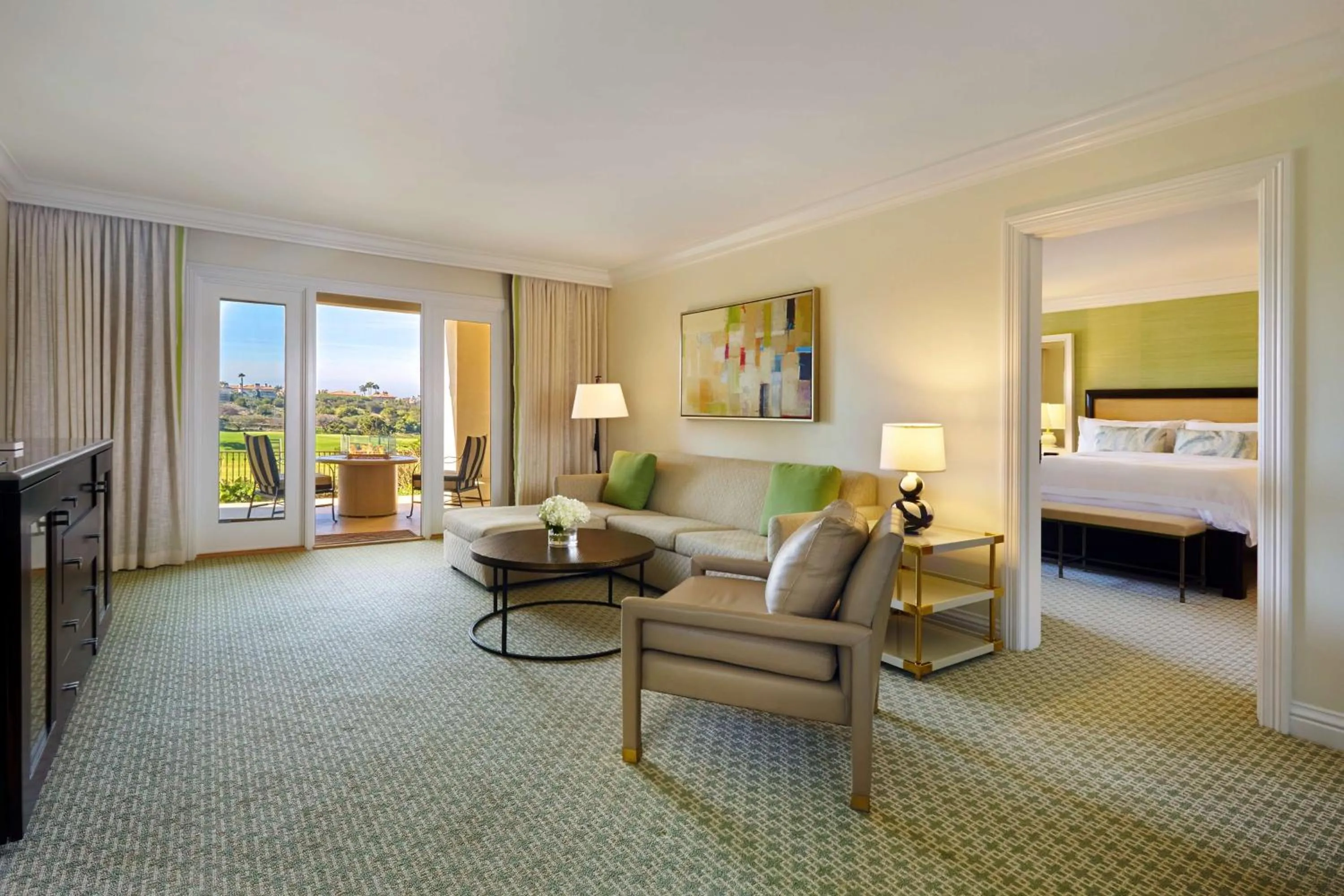 Living room, Bed in Waldorf Astoria Monarch Beach Resort & Club