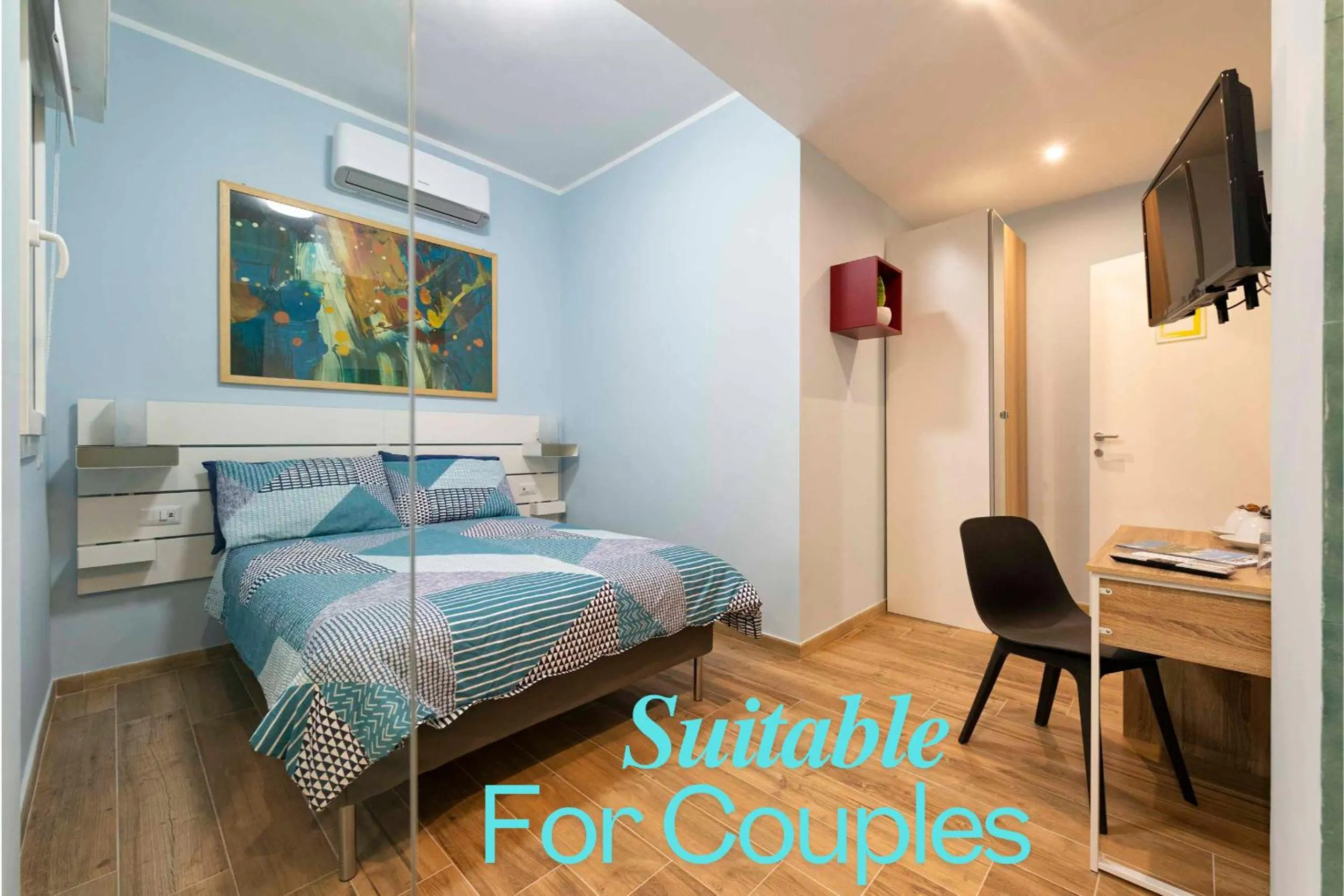 Bedroom in RomeCookSea Guest House