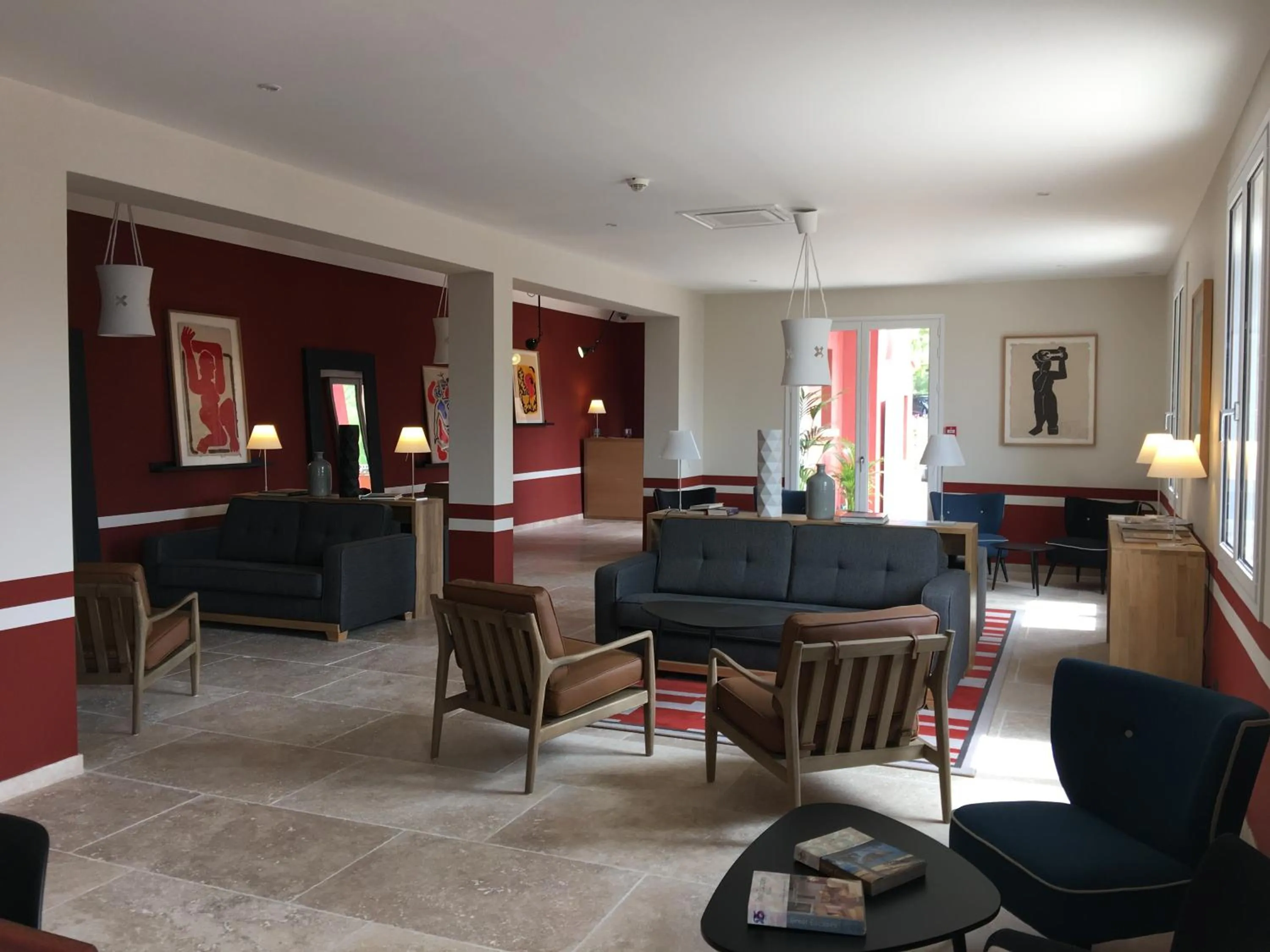 Living room in La Maison des Ocres - Provence