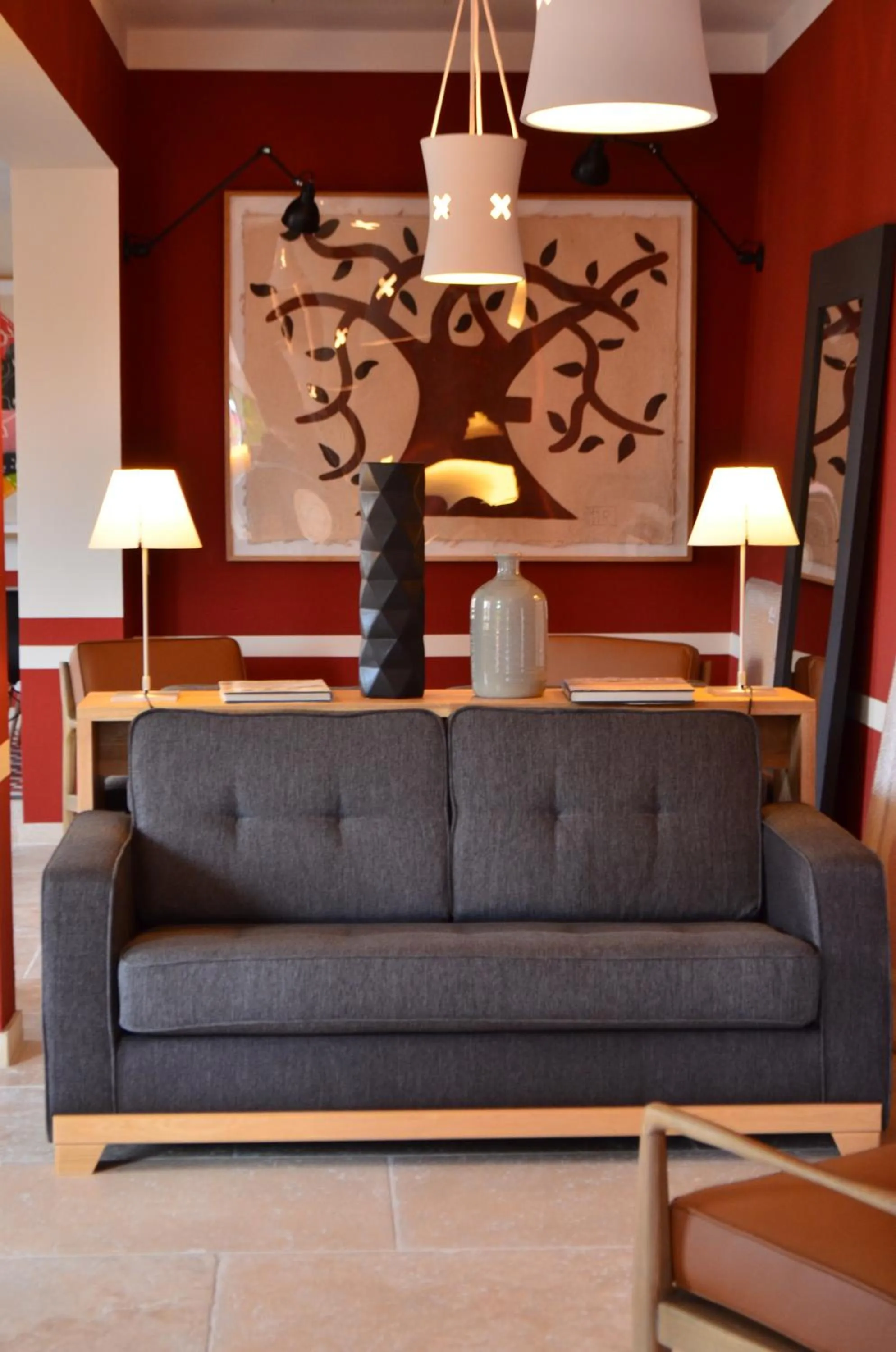 Living room in La Maison des Ocres - Provence