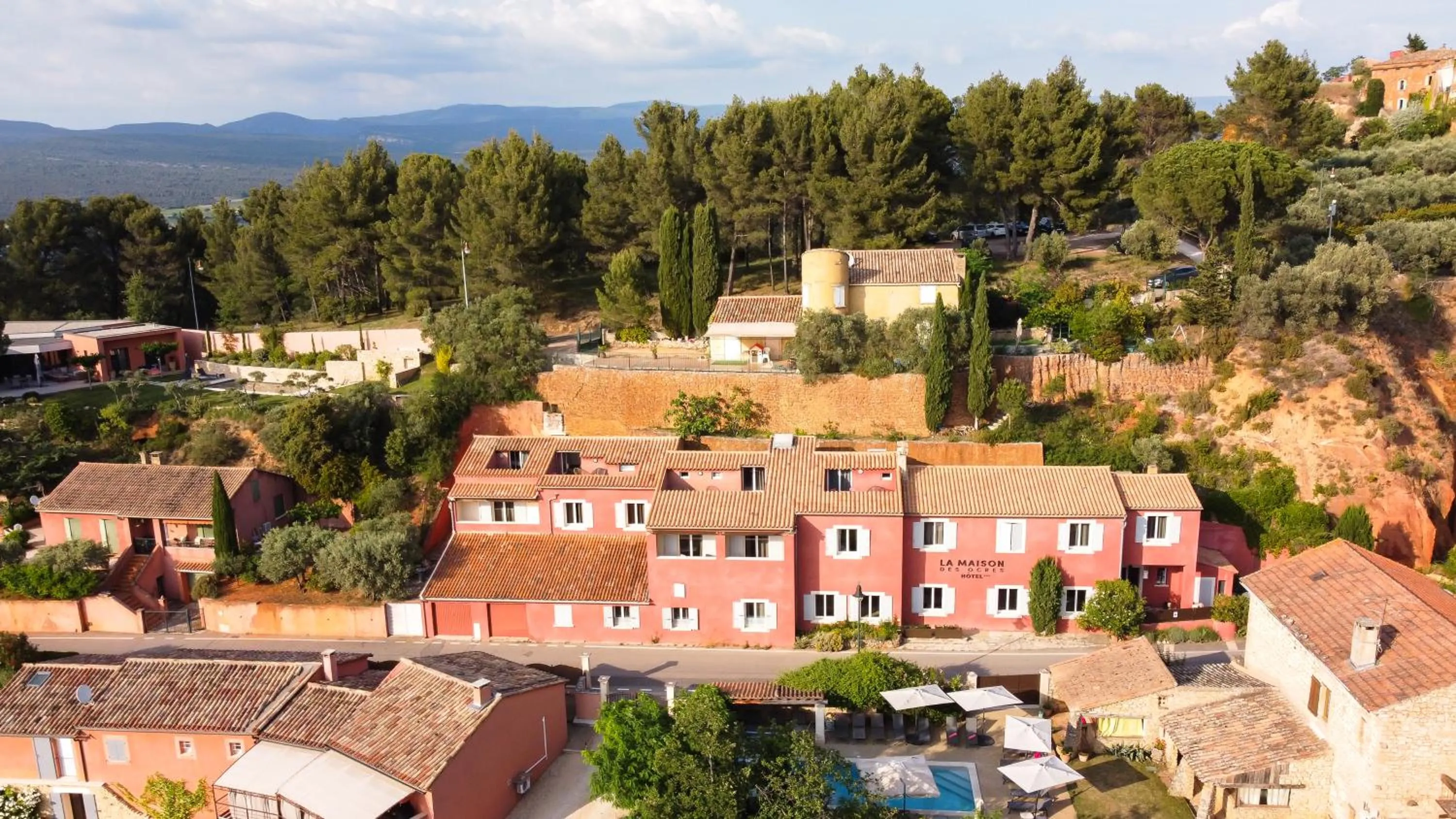Bird's eye view in La Maison des Ocres - Provence
