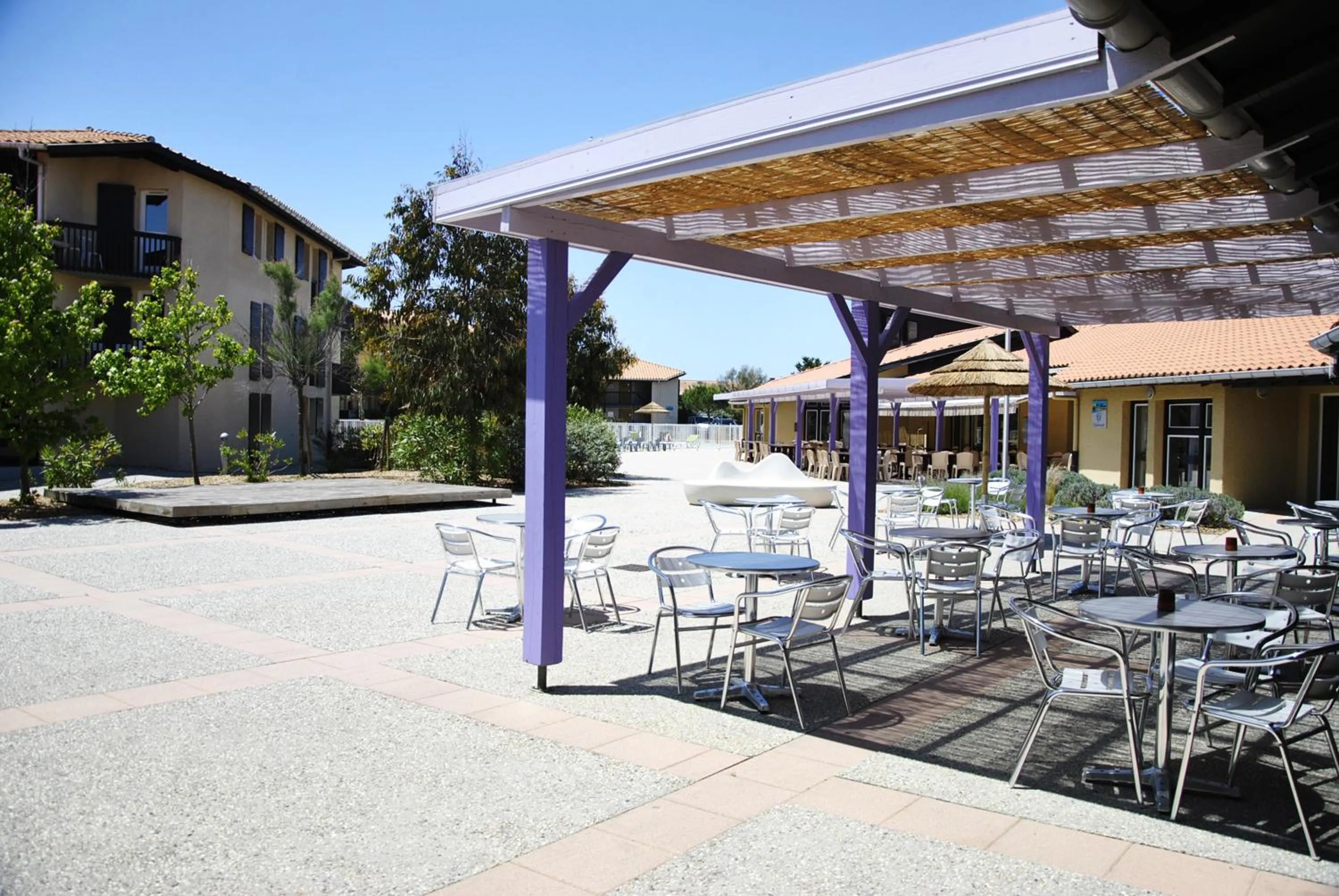 Patio in Village Vacances Le Junka