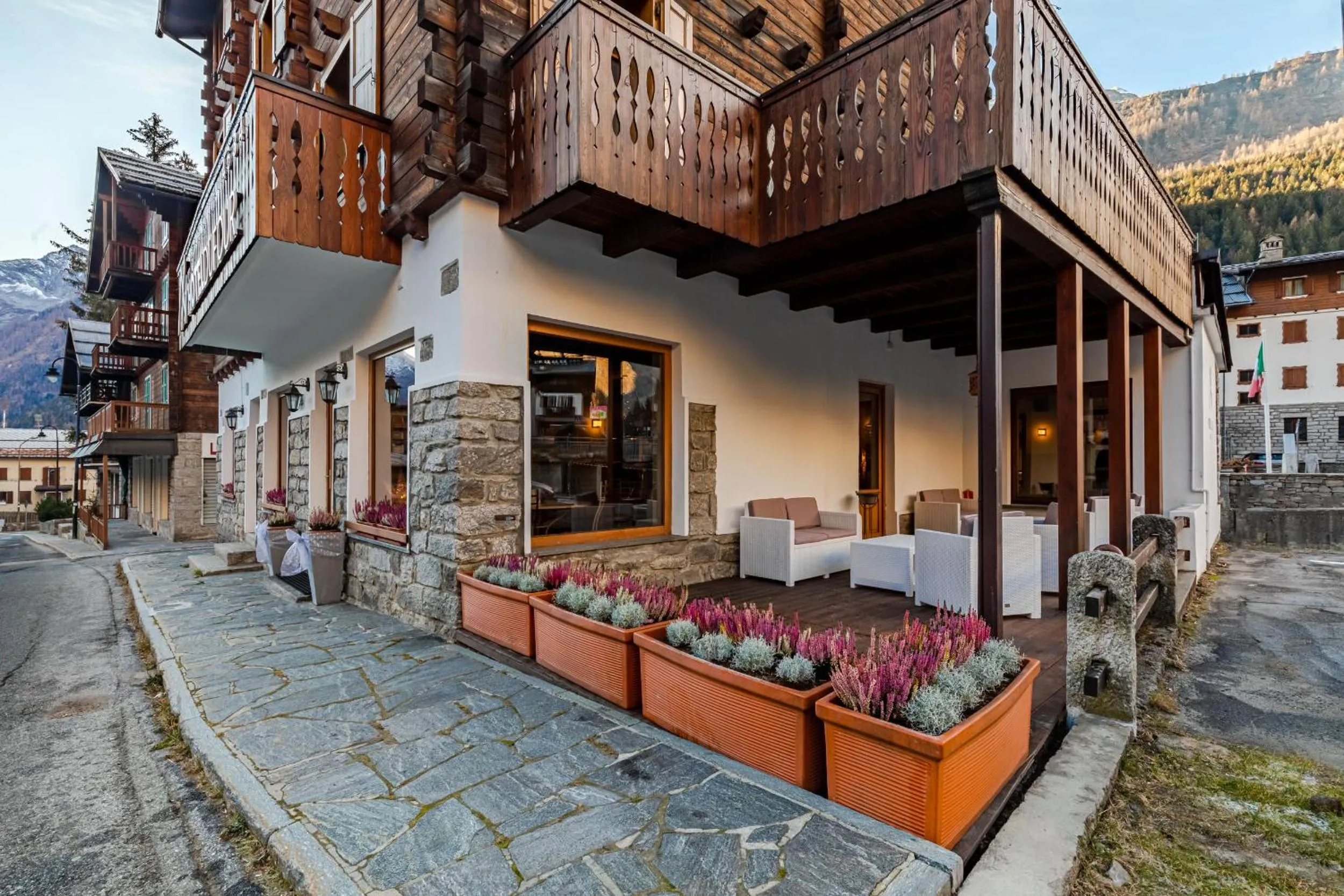 Patio in Hotel Dufour