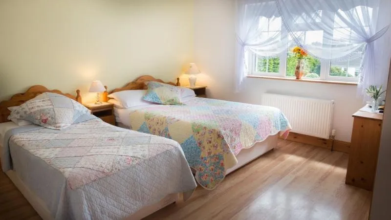 Bed in Shannon Breeze B&B