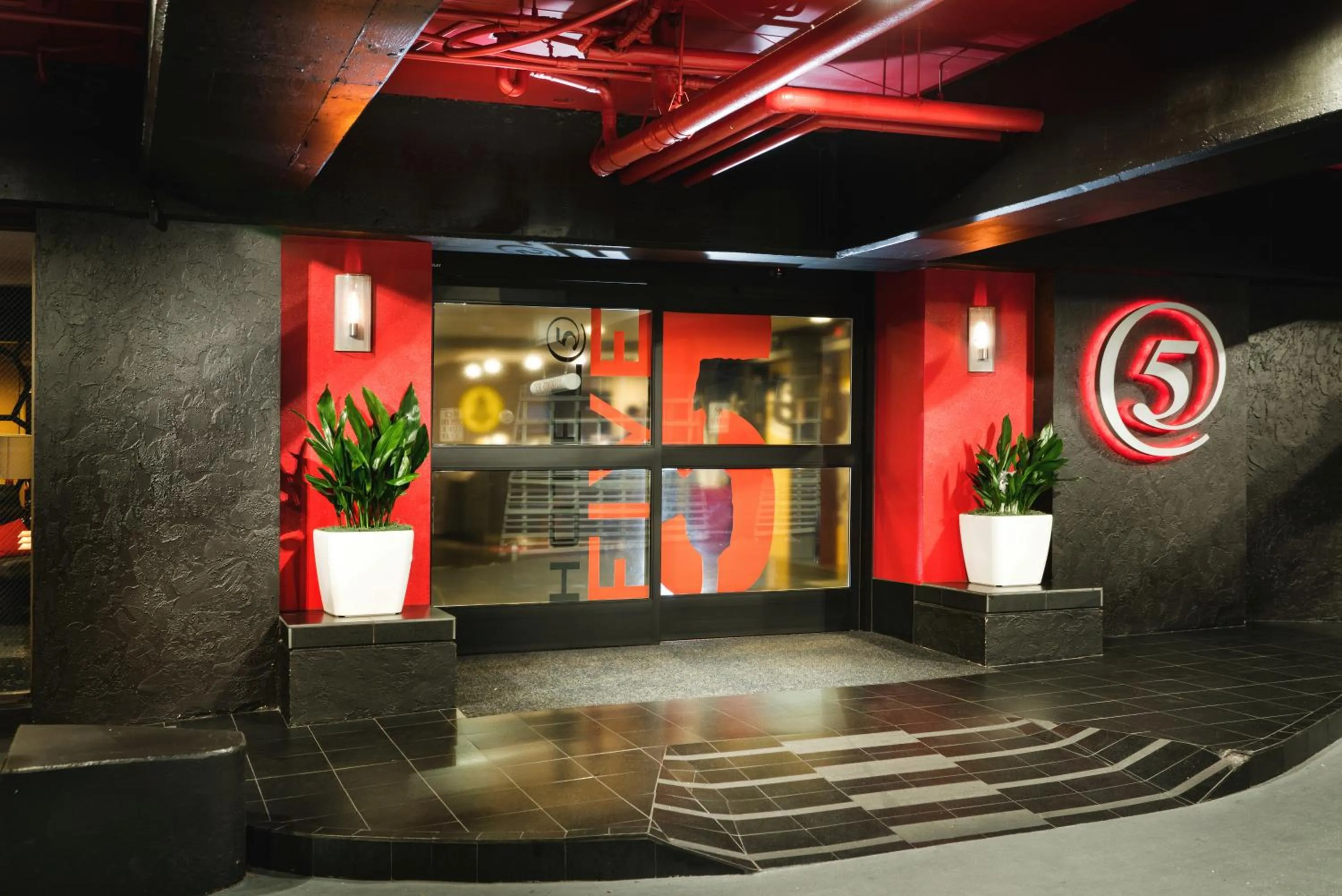 Facade/entrance in Staypineapple, Hotel FIVE, Downtown Seattle