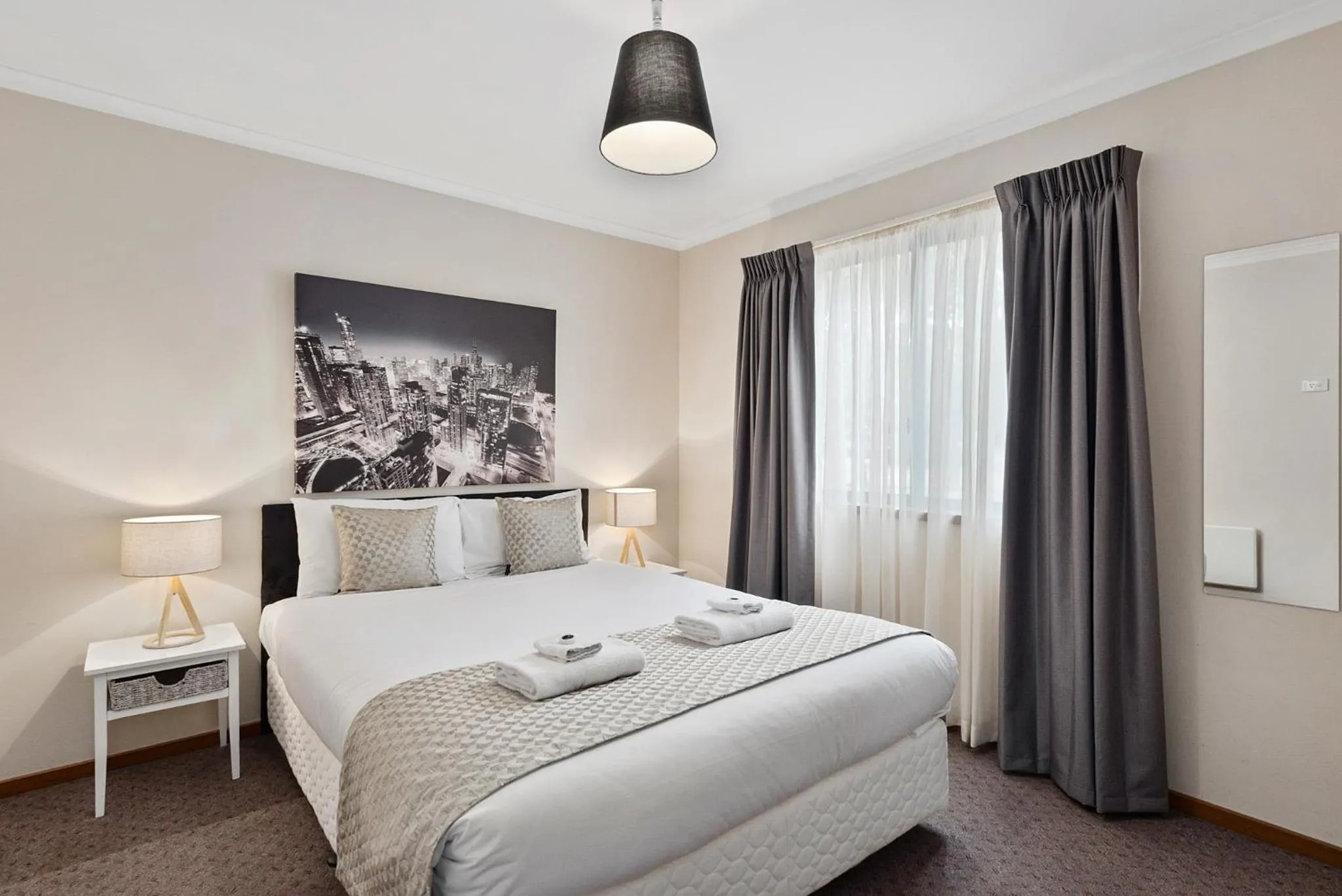 Bedroom, Bed in High Country Holiday Park