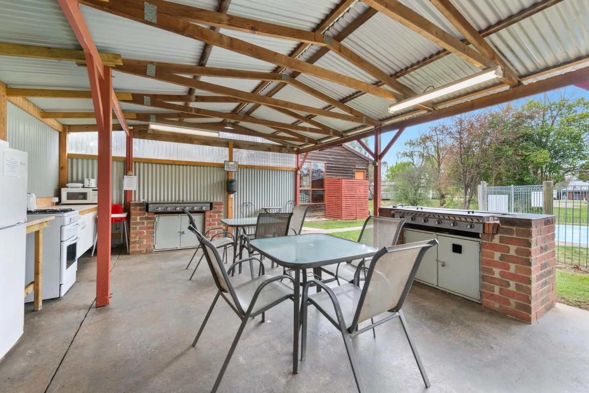 BBQ facilities in High Country Holiday Park