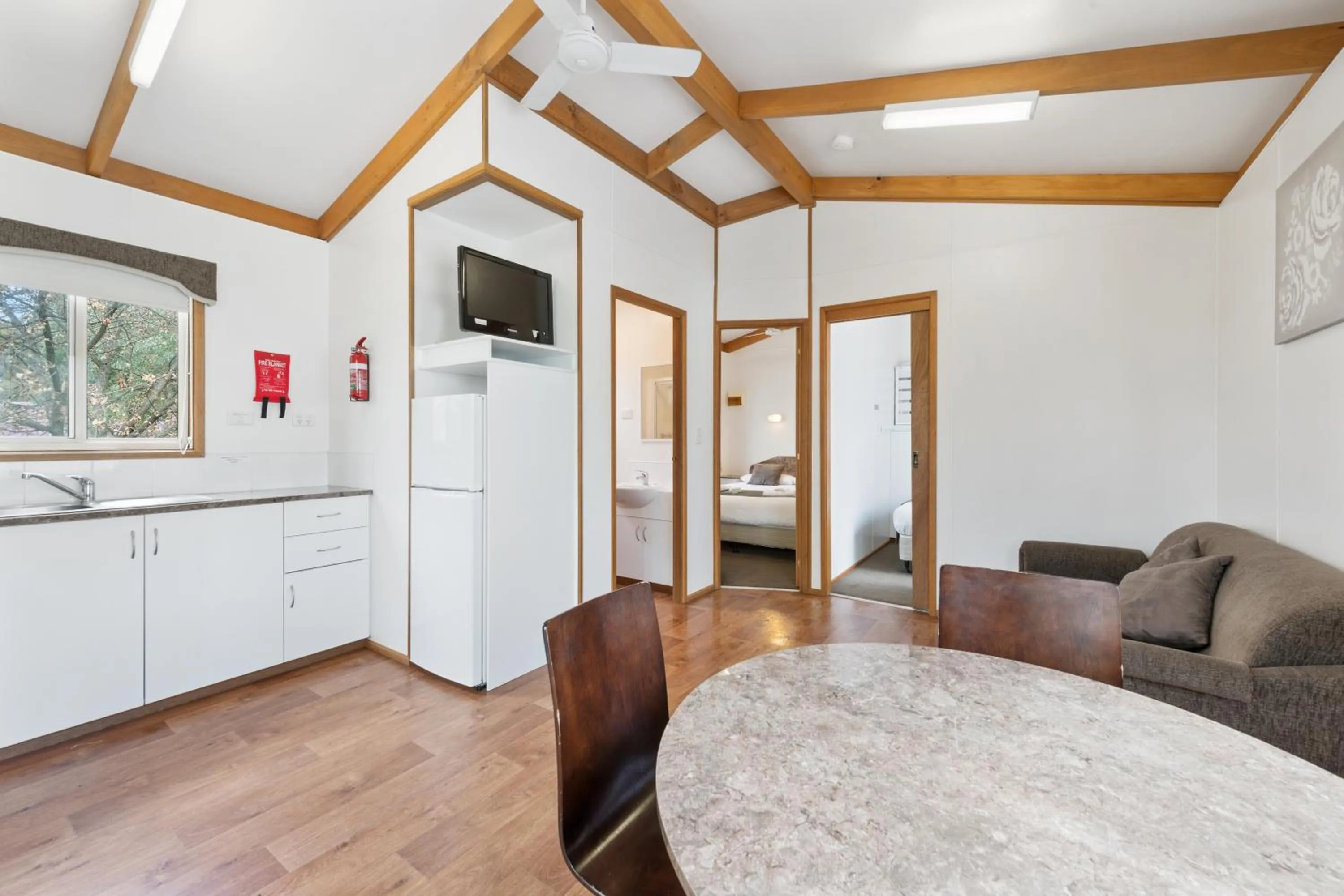 Dining area in High Country Holiday Park