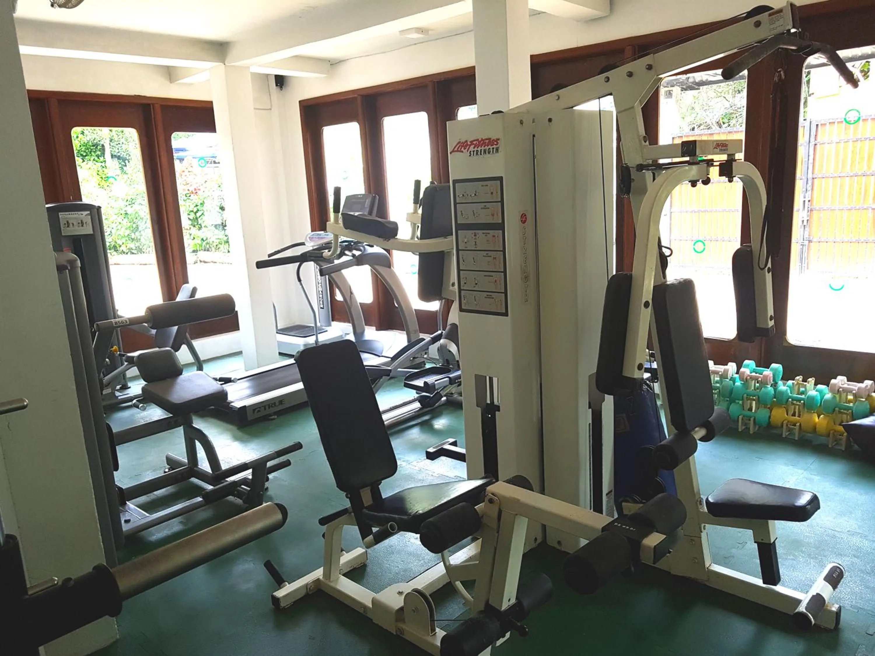 Fitness centre/facilities in Hotel Sunray