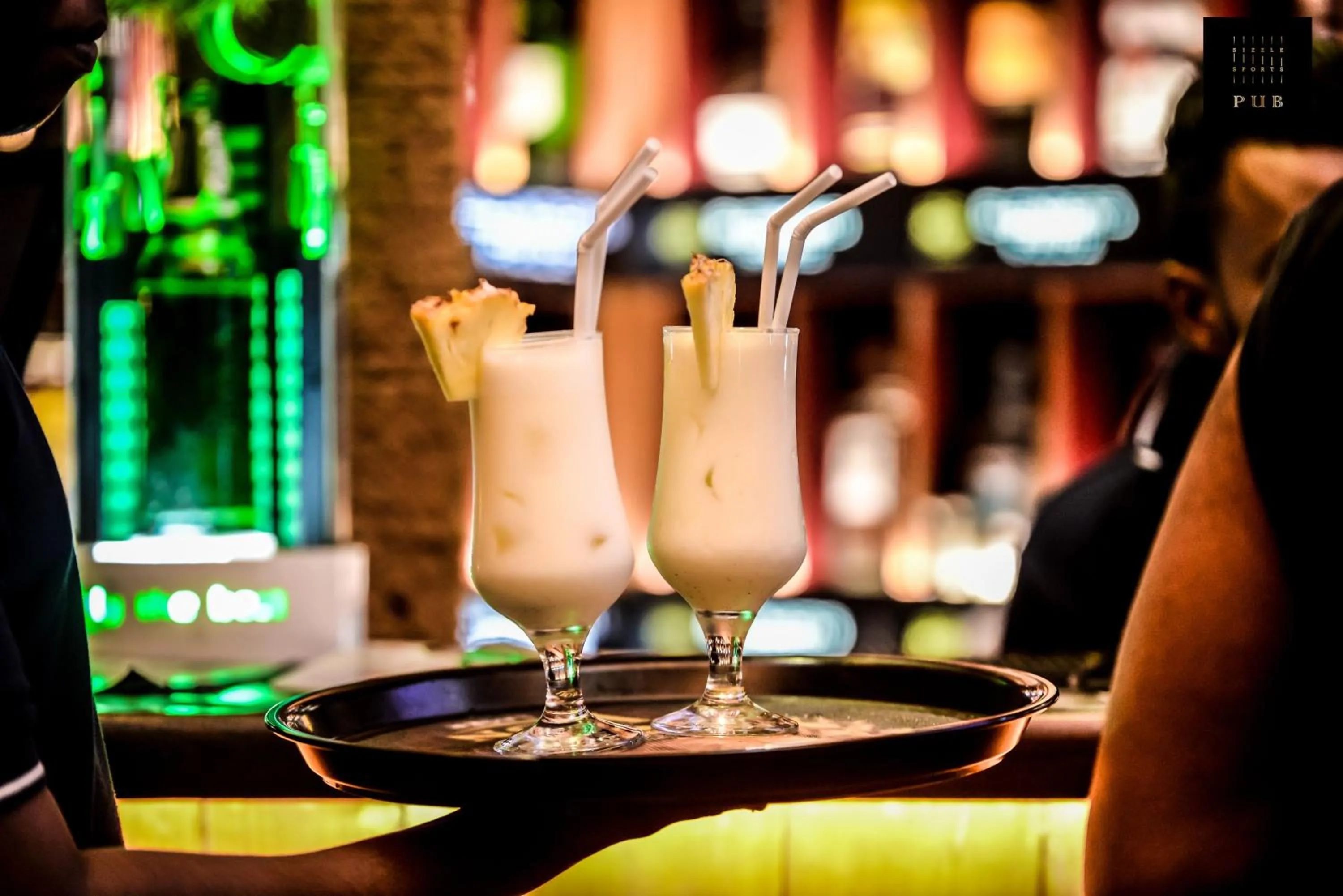 Alcoholic drinks in Hotel Sunray