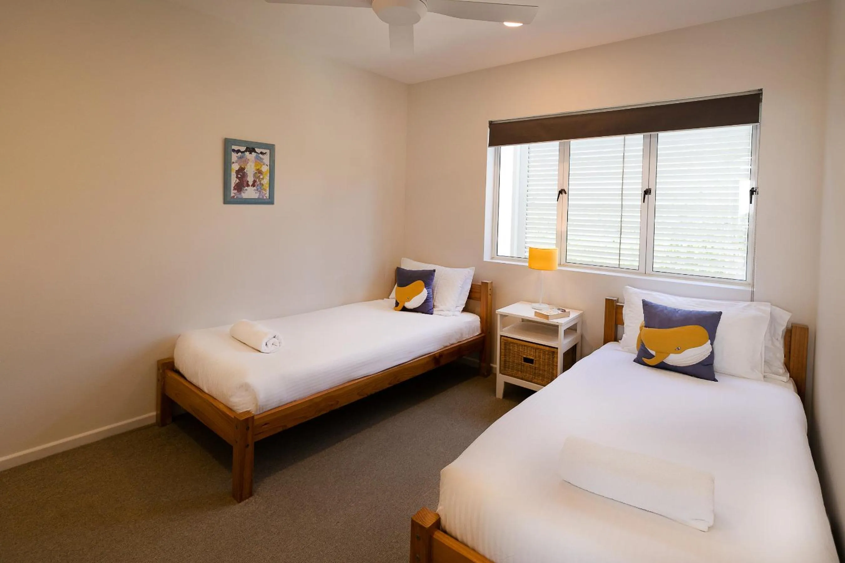 Bedroom, Bed in Aqua Promenade Beachfront Holiday Apartments