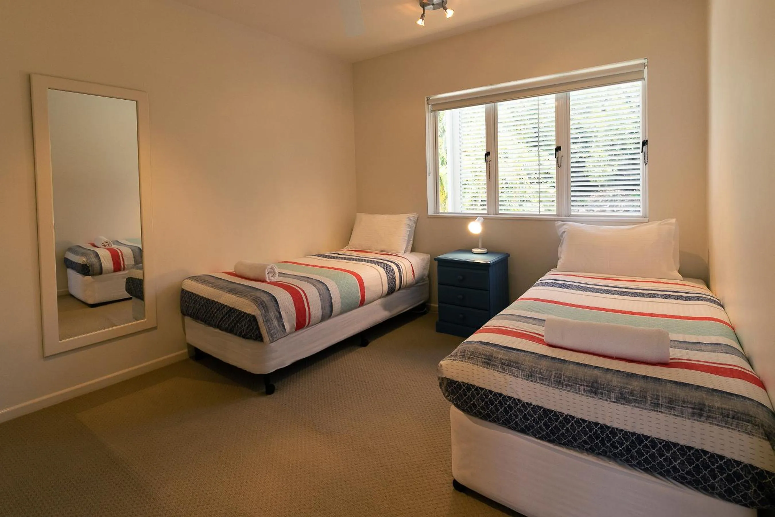 Bedroom, Bed in Aqua Promenade Beachfront Holiday Apartments