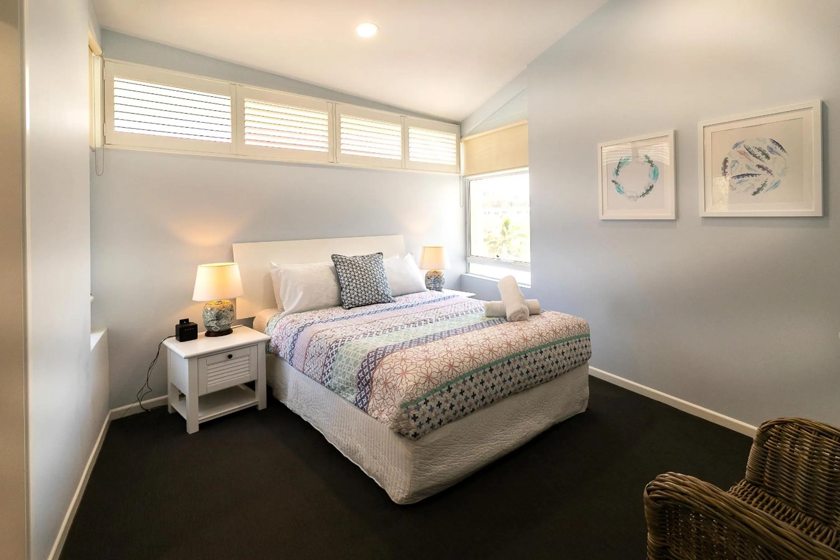 Bedroom, Bed in Aqua Promenade Beachfront Holiday Apartments