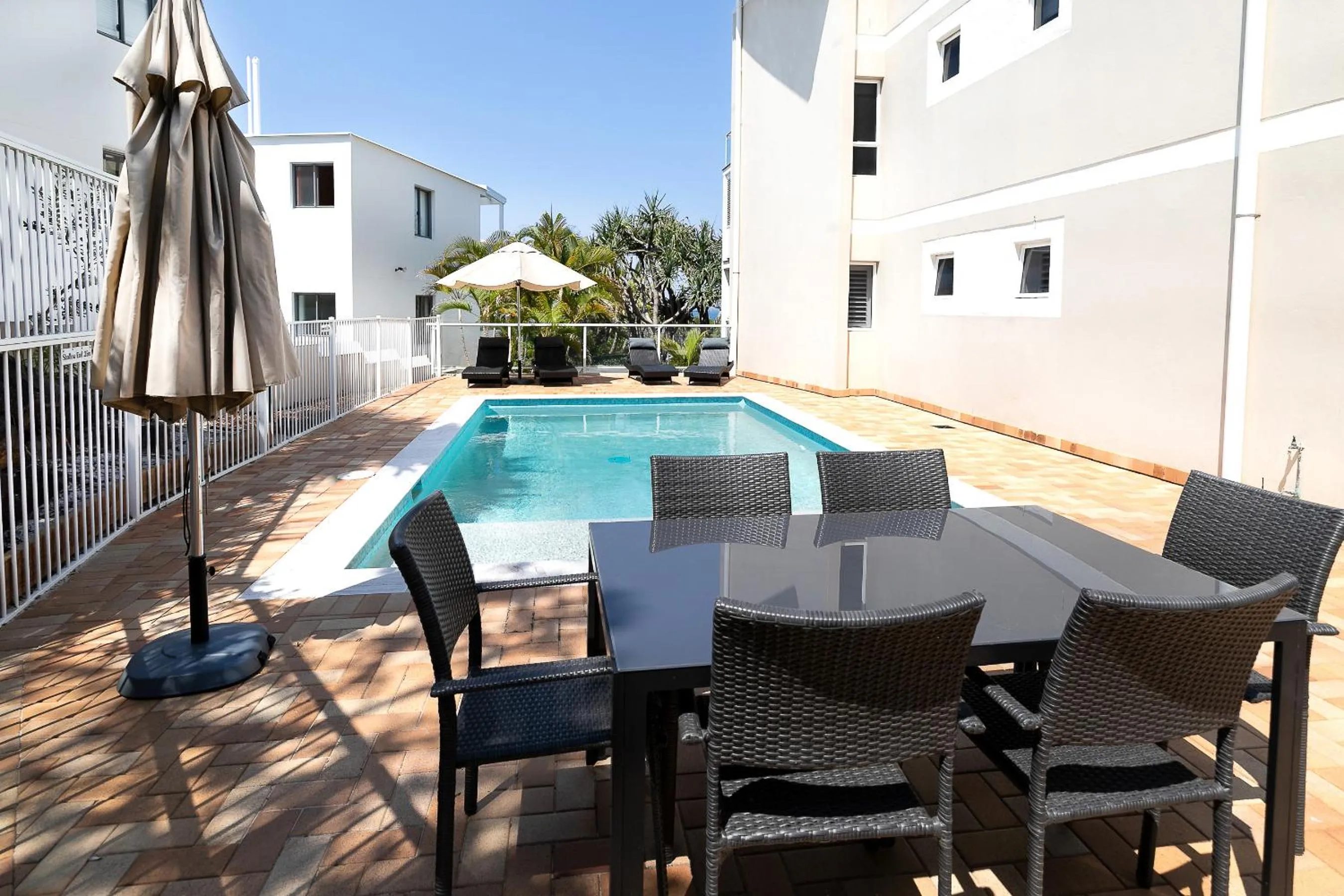 Swimming pool in Aqua Promenade Beachfront Holiday Apartments