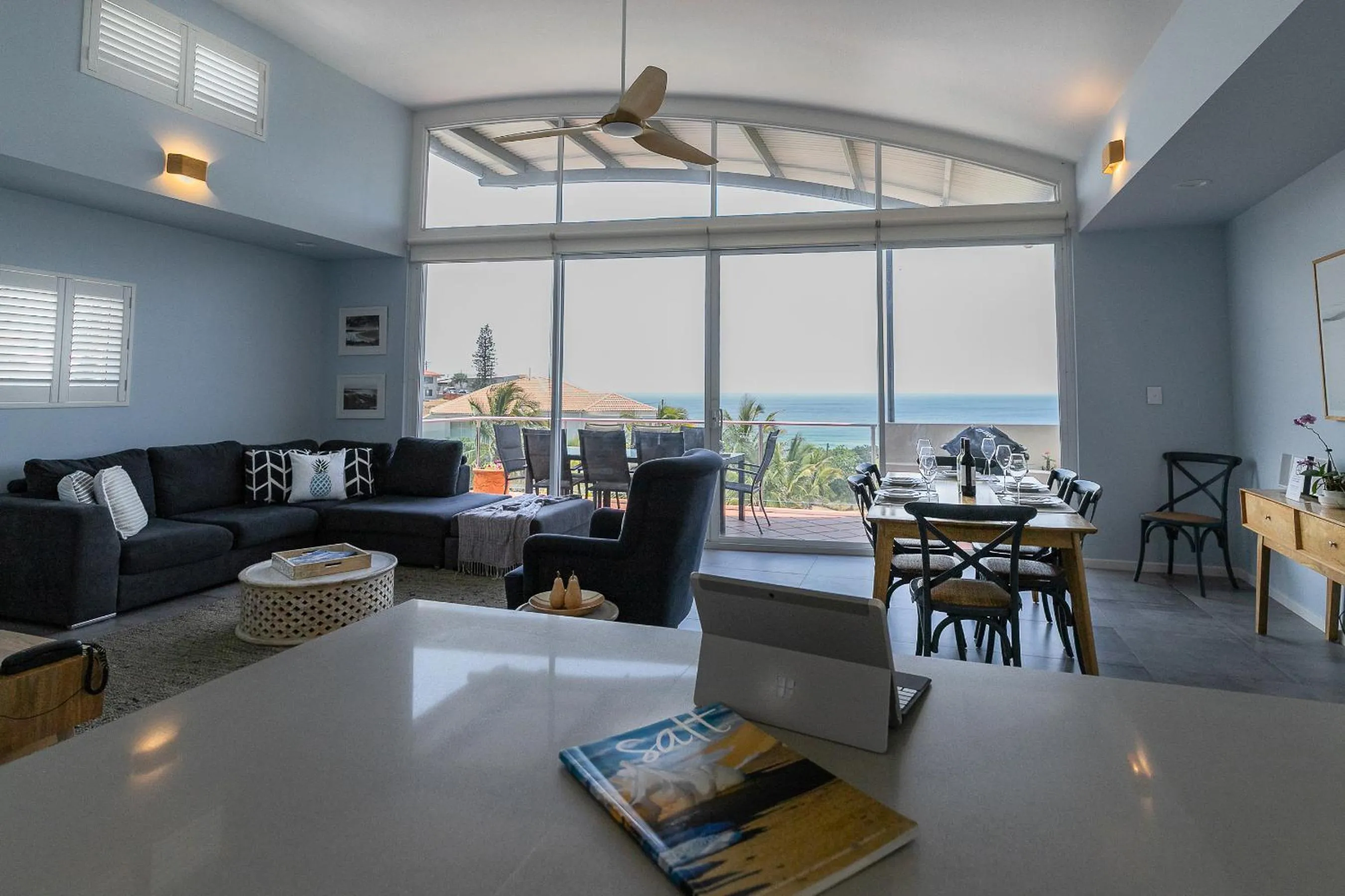 Living room in Aqua Promenade Beachfront Holiday Apartments