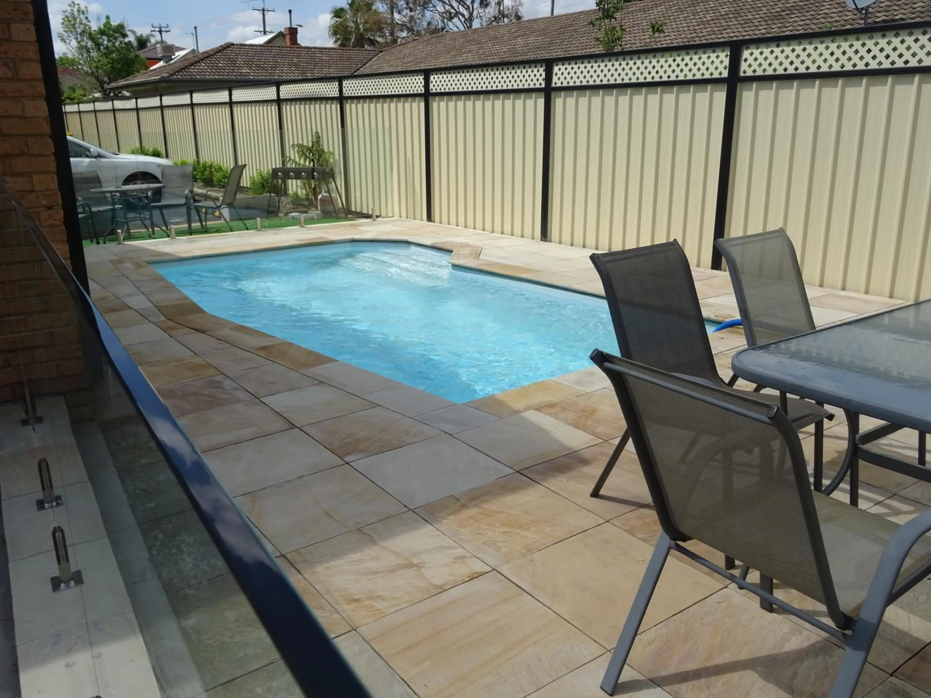 Pool view in Centrepoint Motel