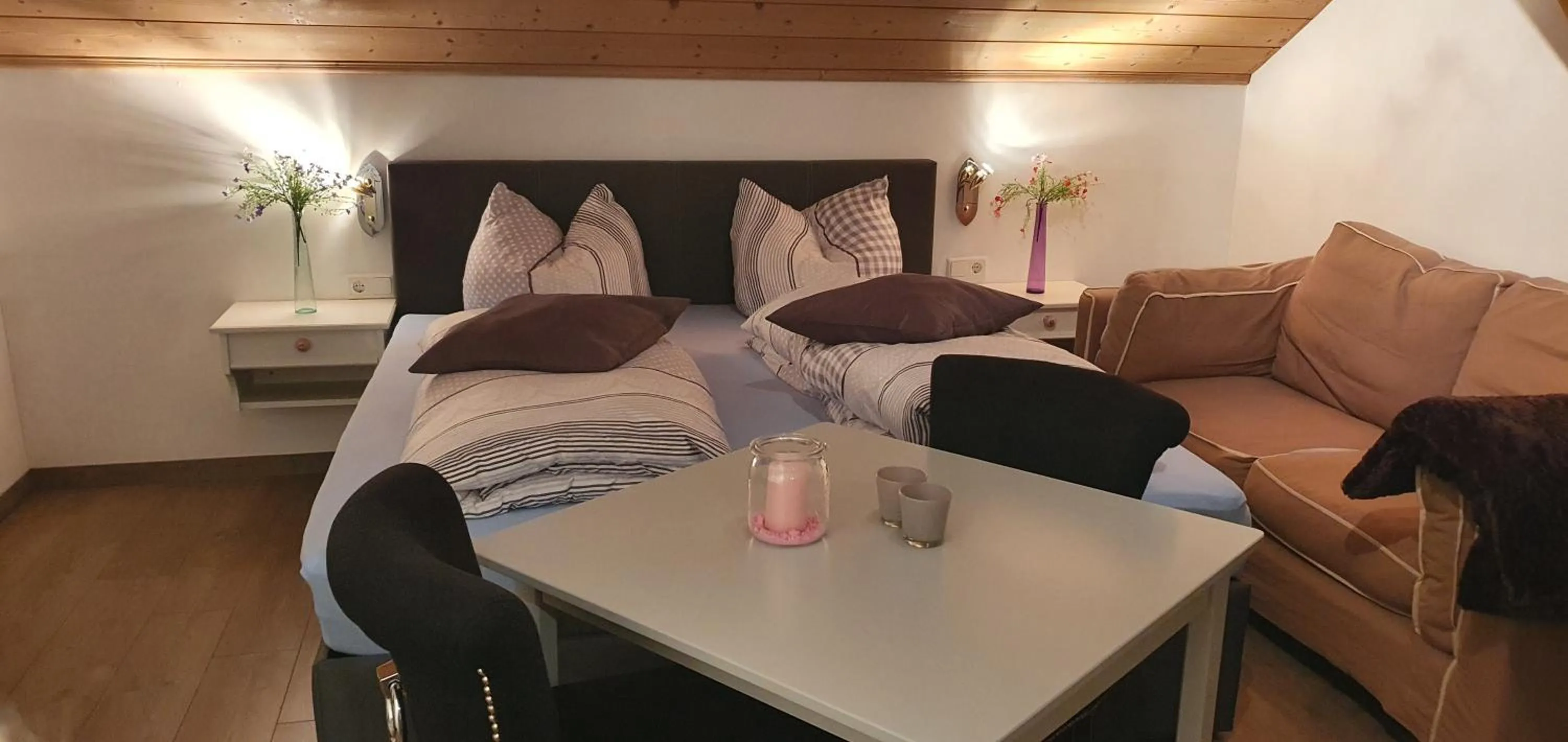 Bed in Hotel Gasthof Gaistal